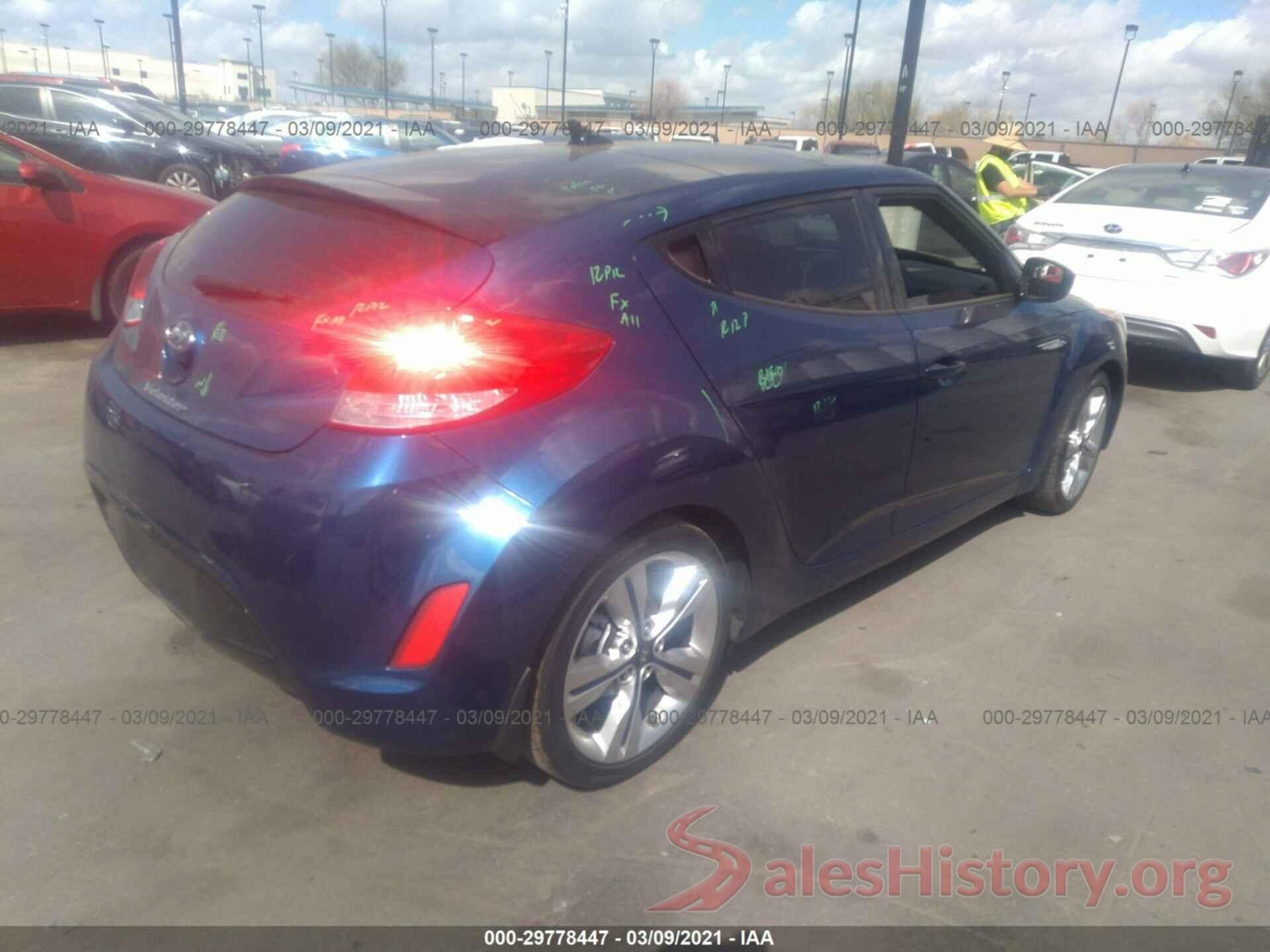 KMHTC6AD0GU301309 2016 HYUNDAI VELOSTER