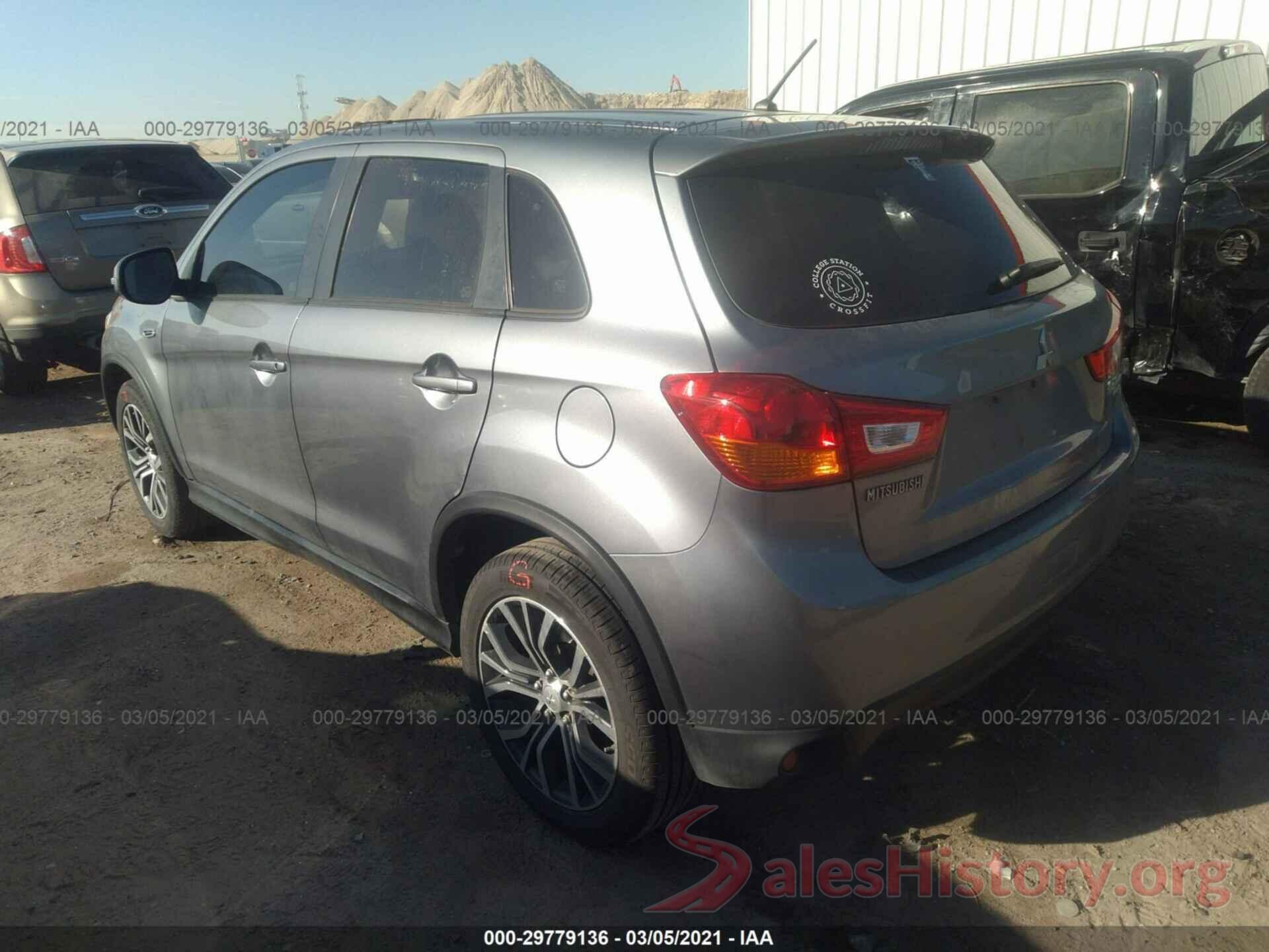 JA4AP3AU4GZ033067 2016 MITSUBISHI OUTLANDER SPORT