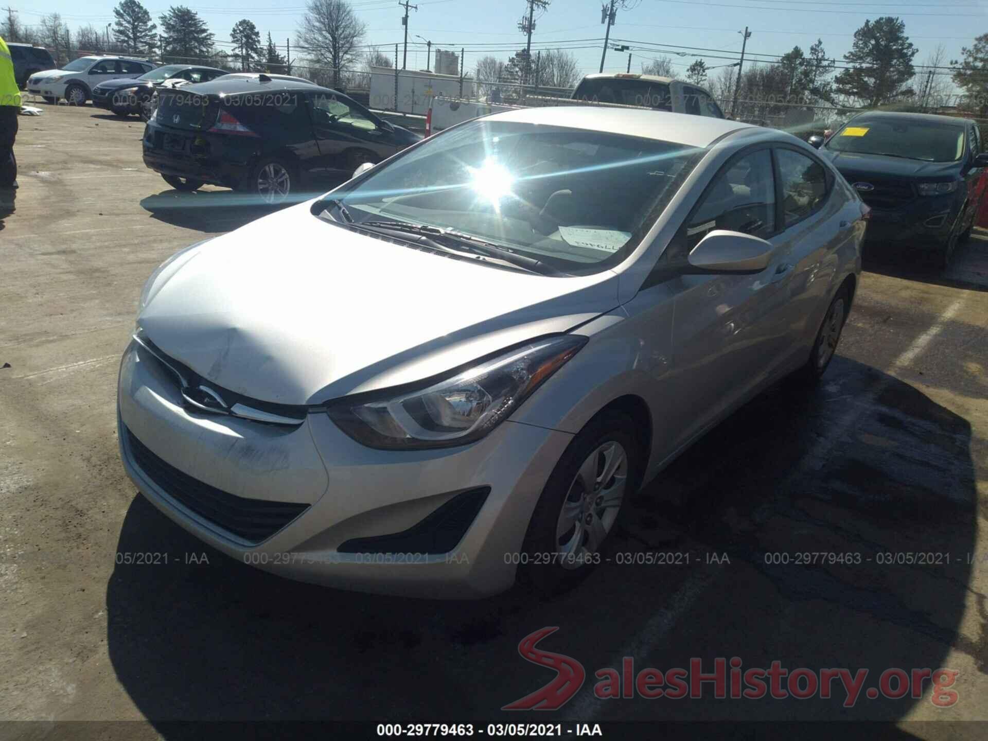 5NPDH4AE2GH771519 2016 HYUNDAI ELANTRA