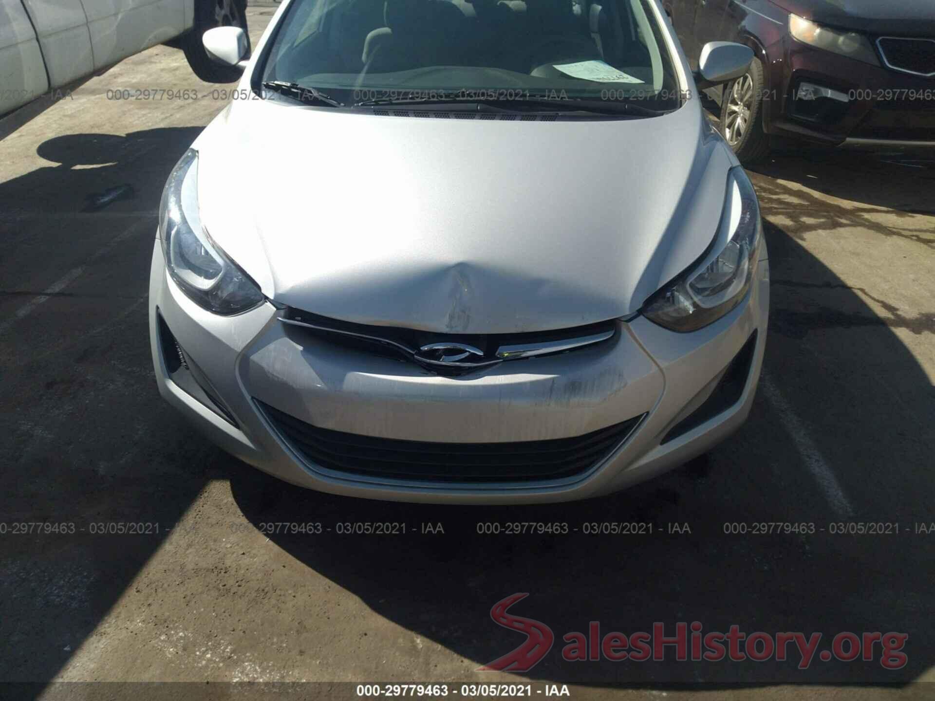 5NPDH4AE2GH771519 2016 HYUNDAI ELANTRA