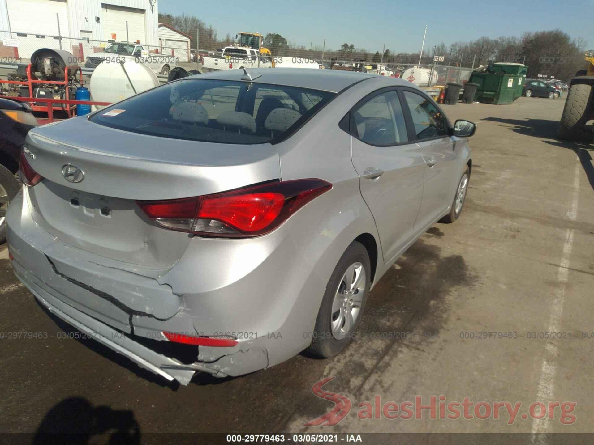 5NPDH4AE2GH771519 2016 HYUNDAI ELANTRA