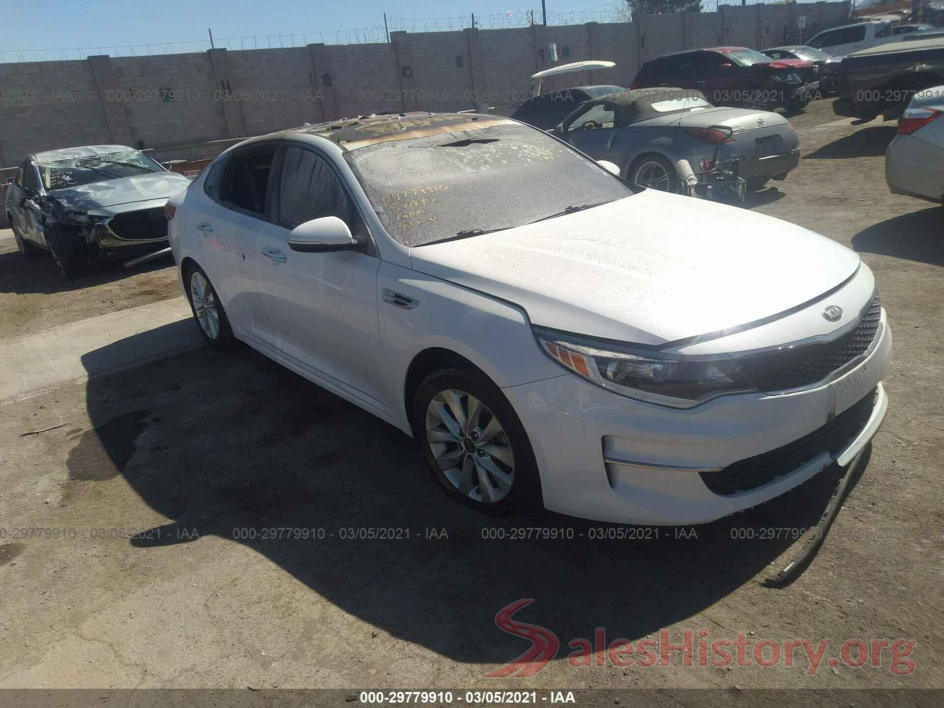 5XXGT4L33GG082401 2016 KIA OPTIMA