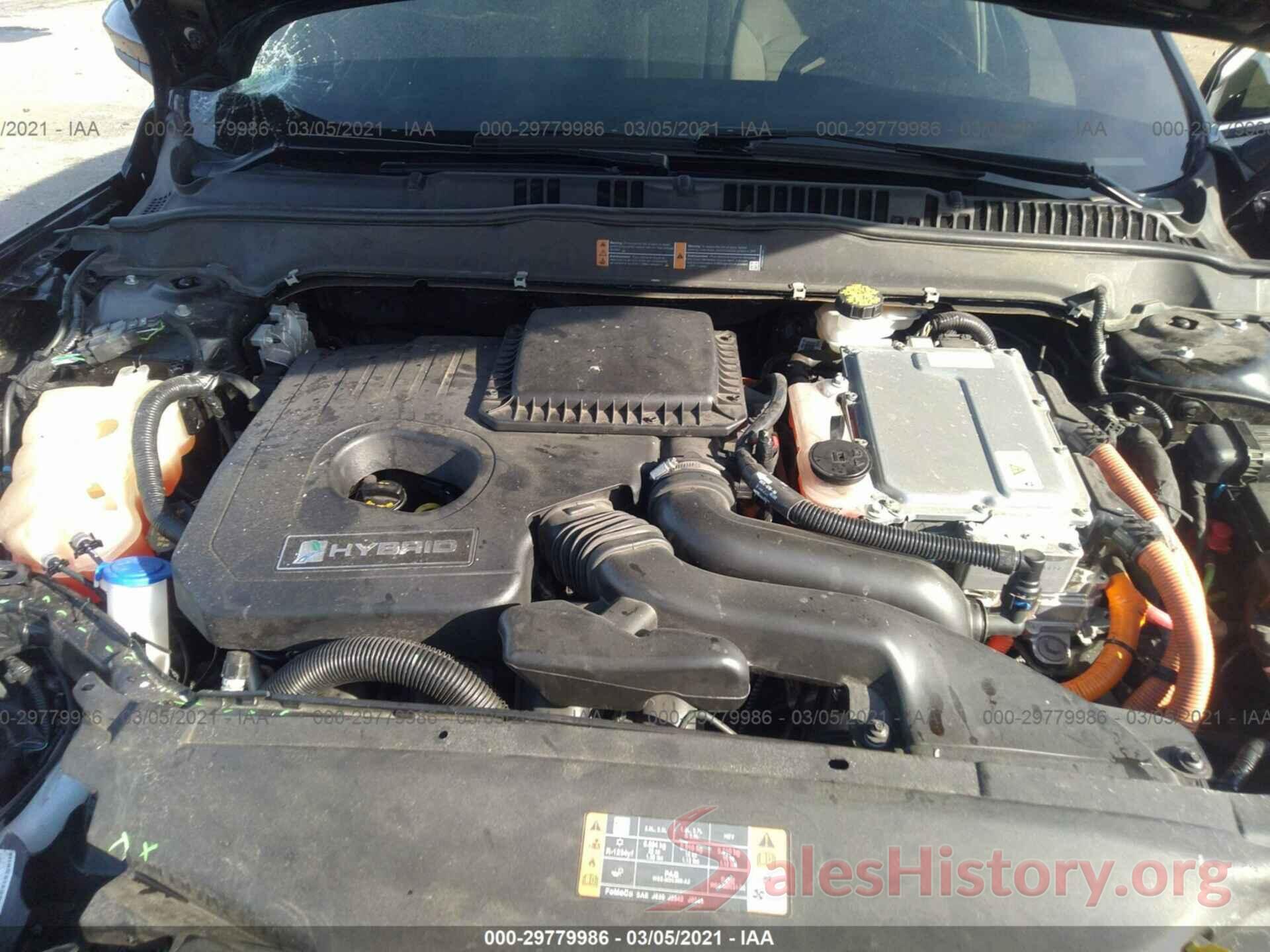 3FA6P0LUXKR188670 2019 FORD FUSION HYBRID