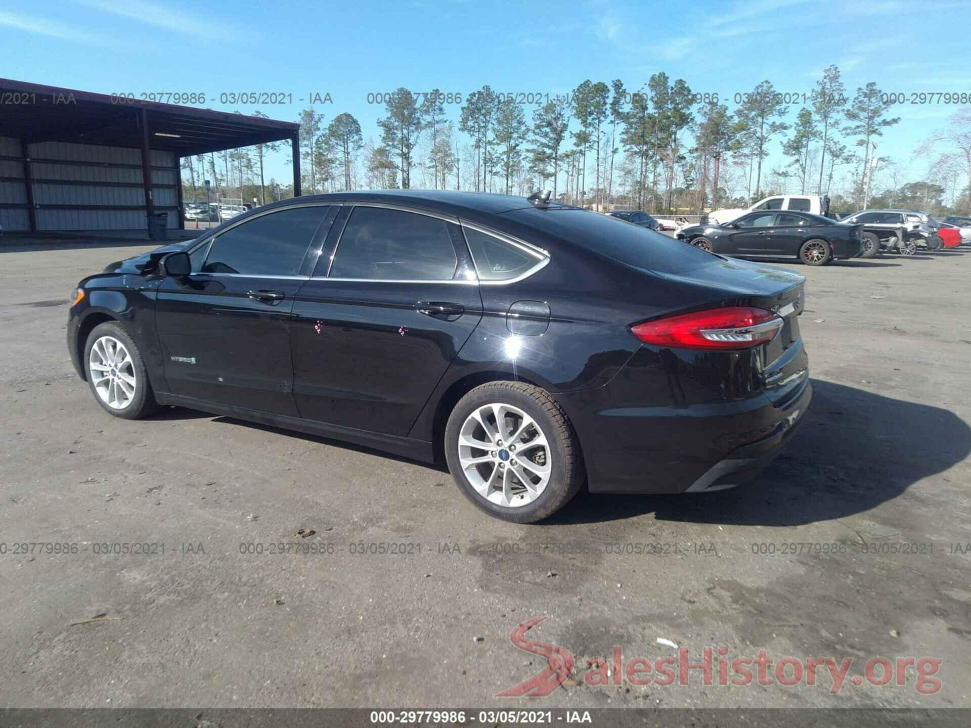 3FA6P0LUXKR188670 2019 FORD FUSION HYBRID