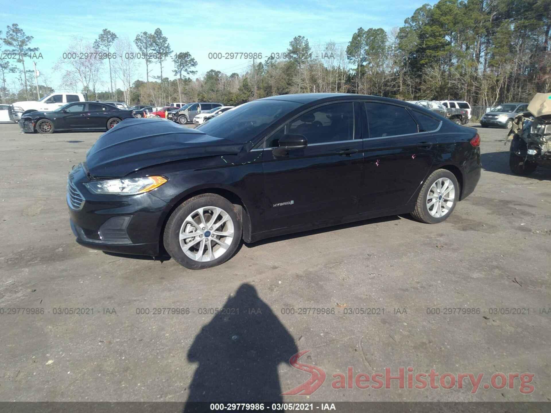 3FA6P0LUXKR188670 2019 FORD FUSION HYBRID