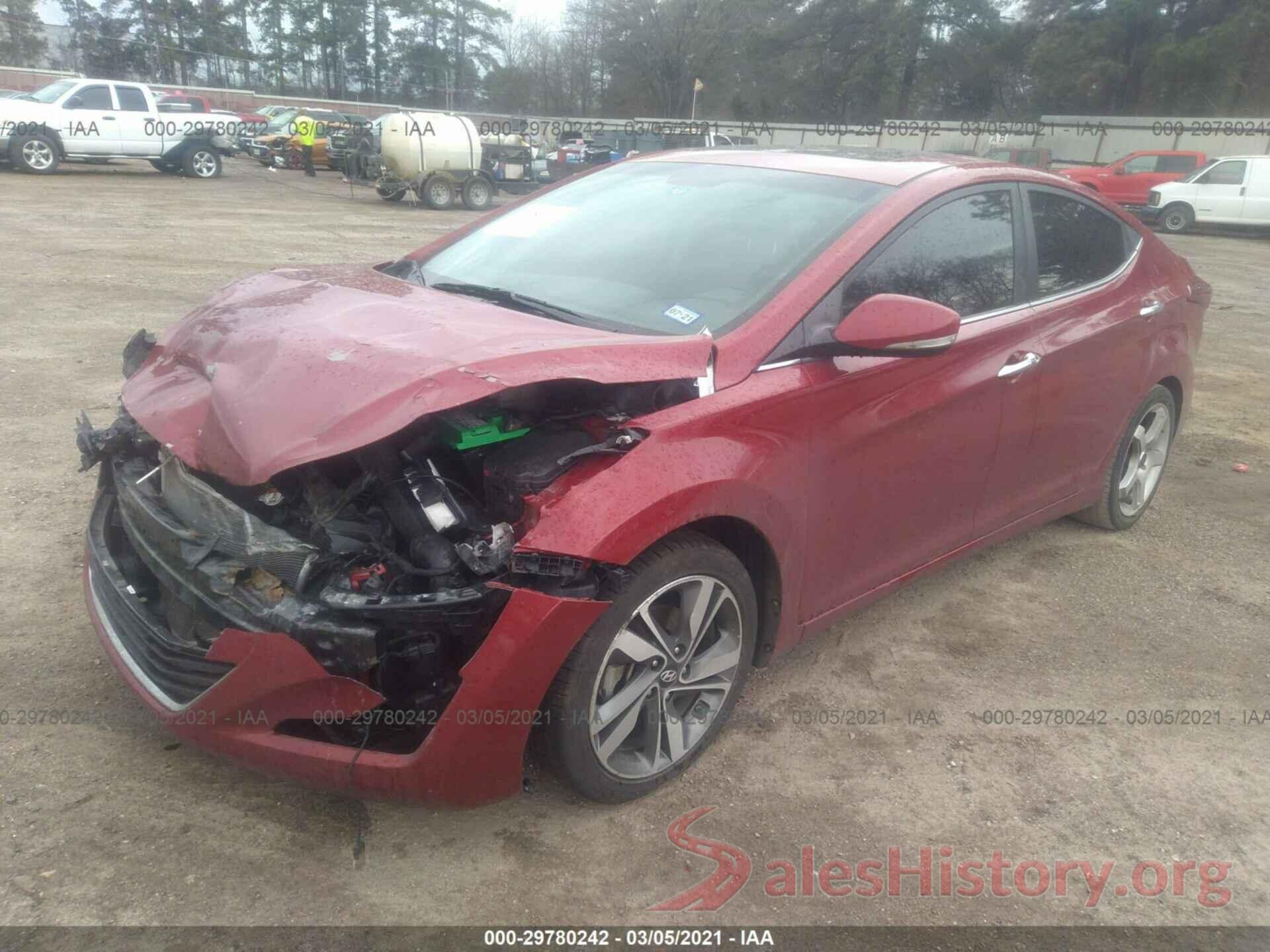 KMHDH4AE1GU604103 2016 HYUNDAI ELANTRA