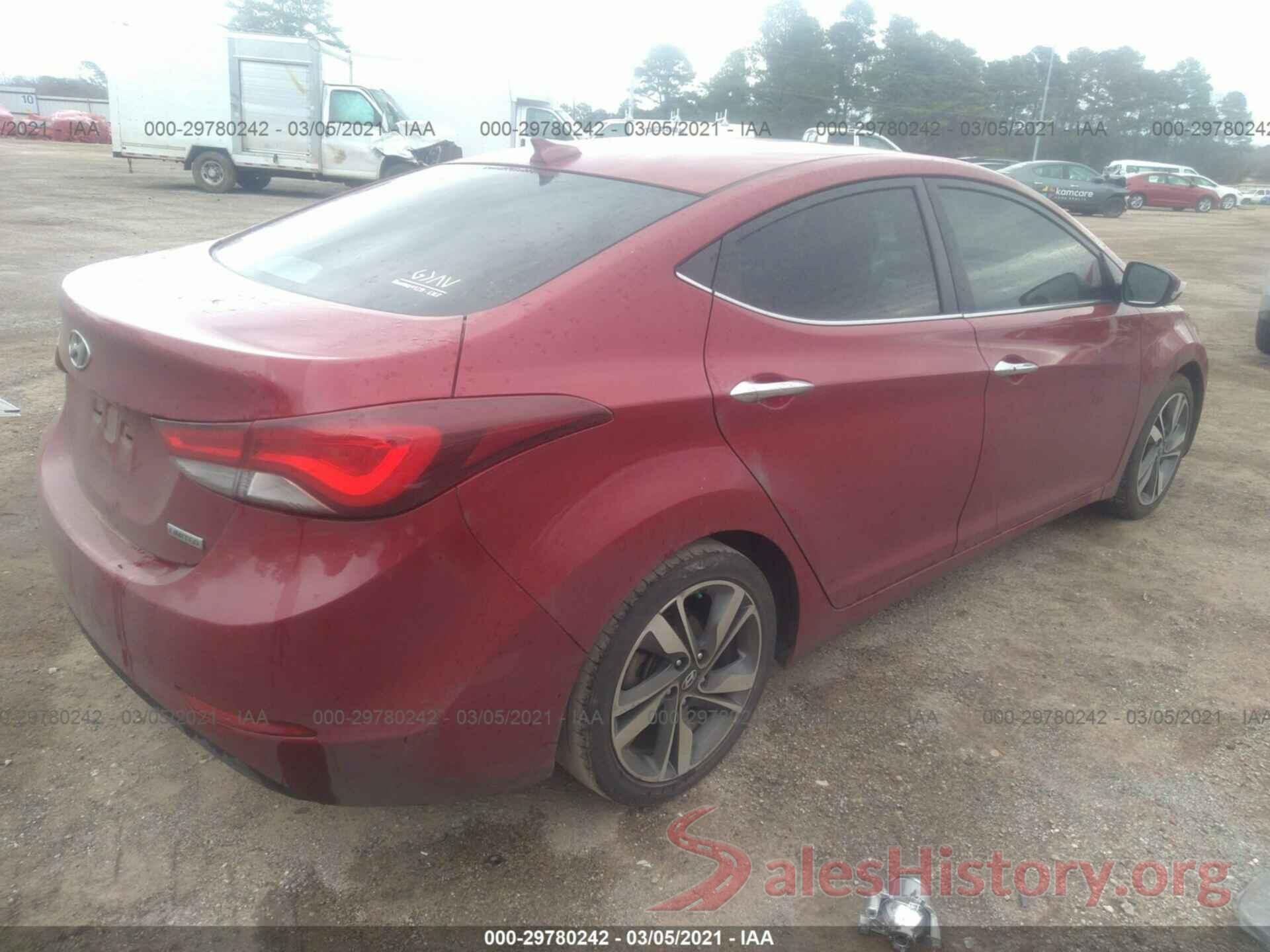 KMHDH4AE1GU604103 2016 HYUNDAI ELANTRA