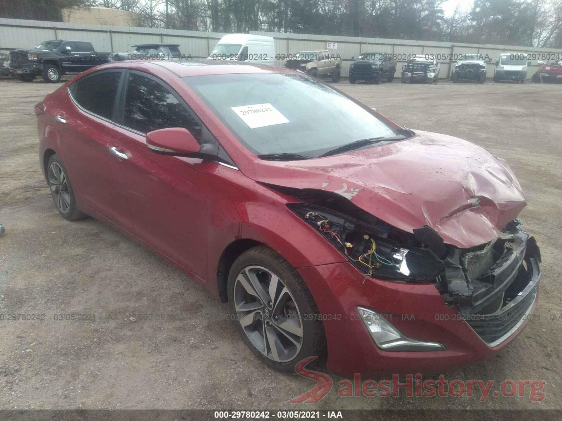 KMHDH4AE1GU604103 2016 HYUNDAI ELANTRA