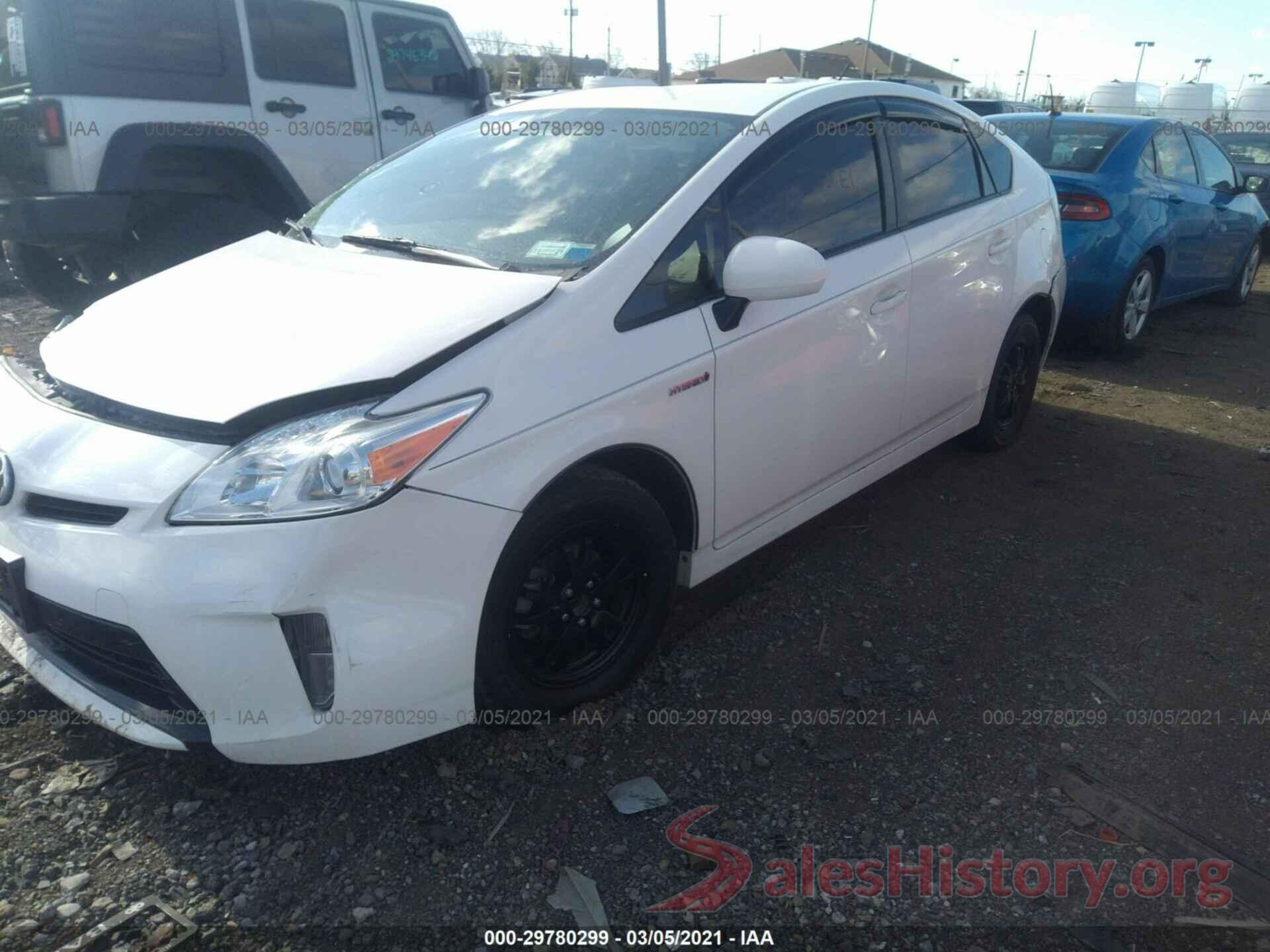 JTDKN3DU0F1920741 2015 TOYOTA PRIUS