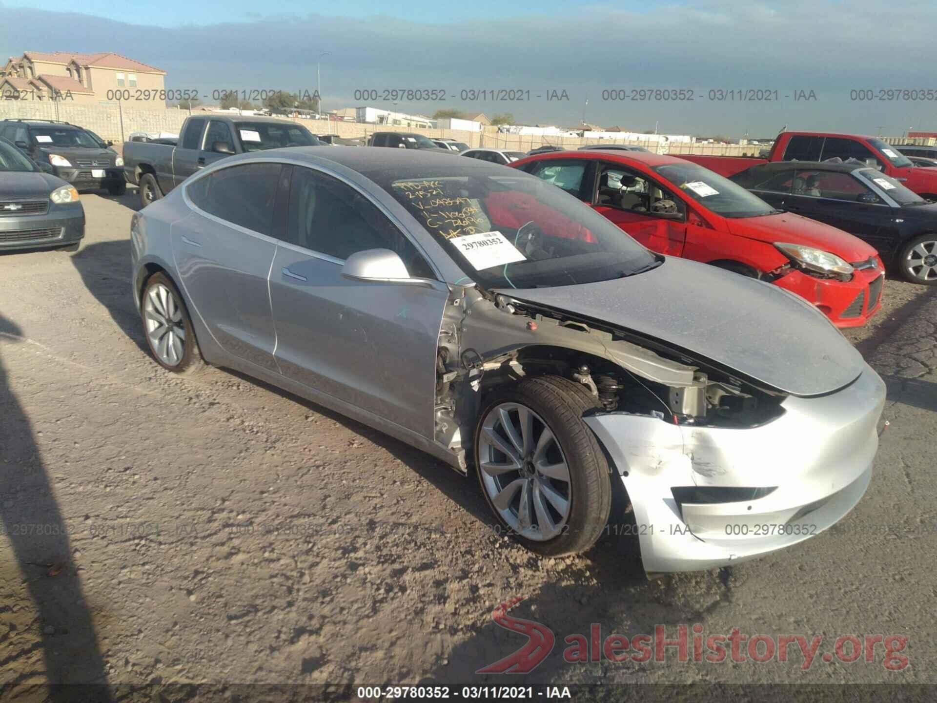 5YJ3E1EA8JF048547 2018 TESLA MODEL 3