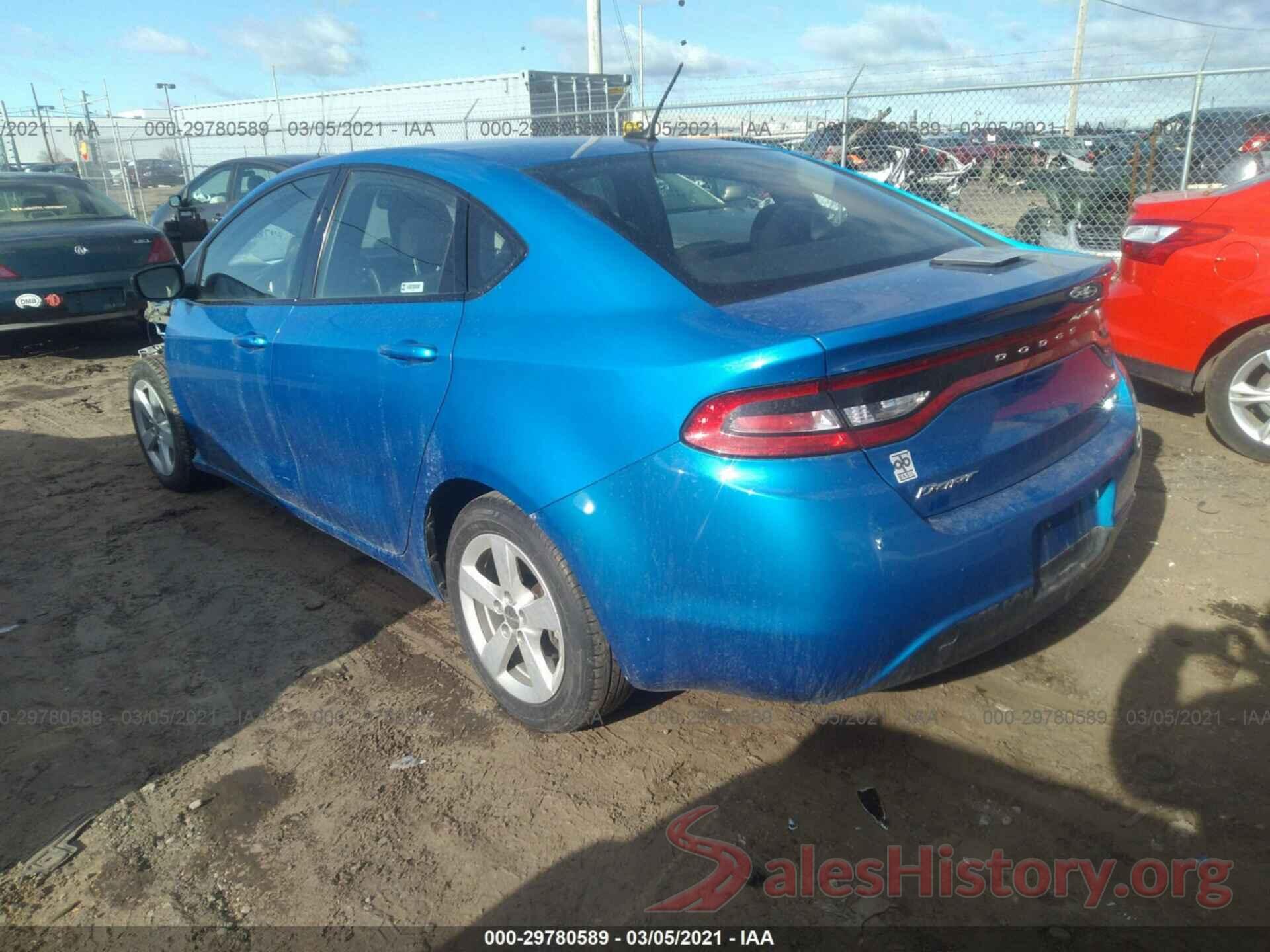 1C3CDFBB0GD591585 2016 DODGE DART