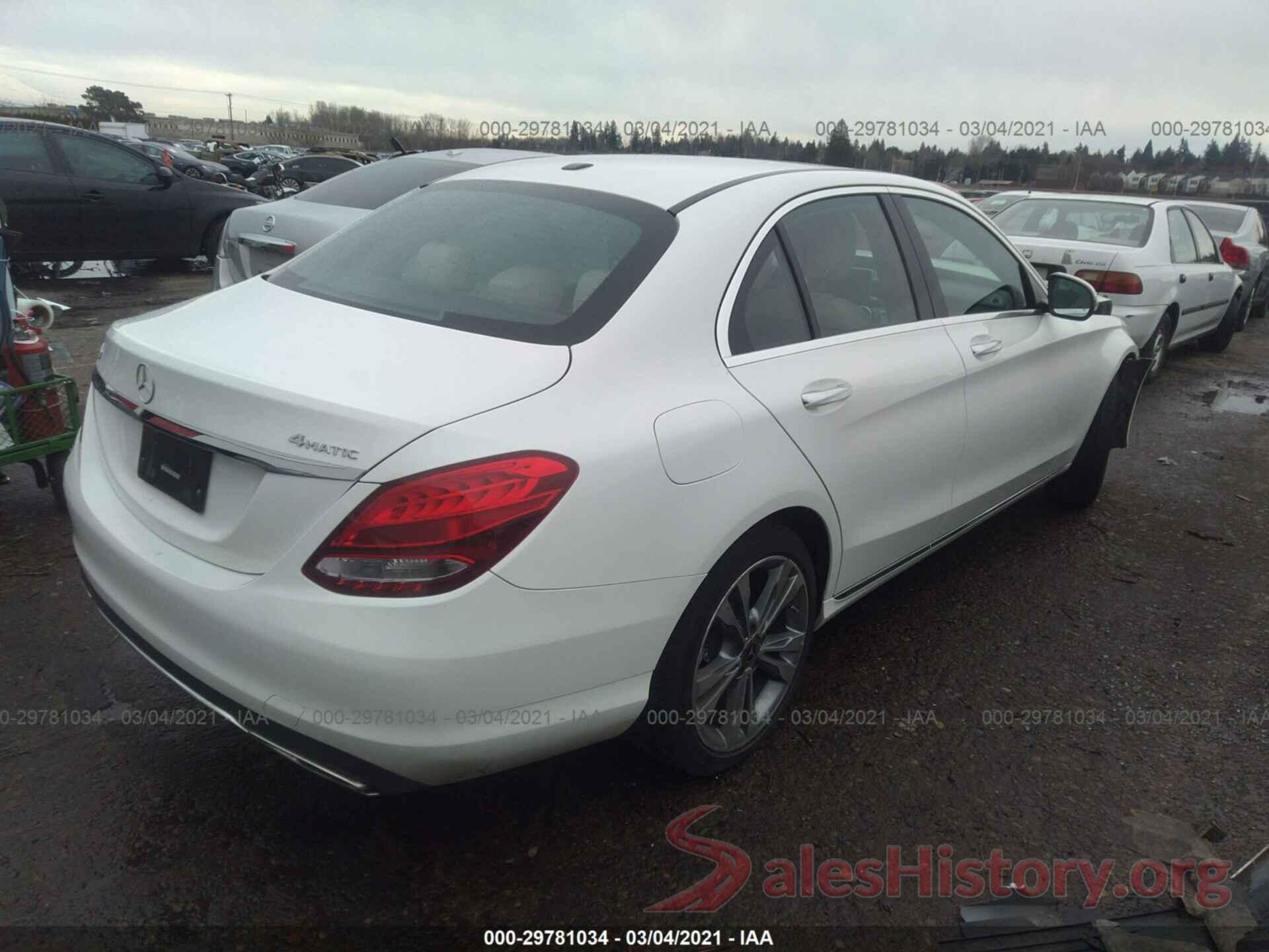 55SWF4KB2JU259735 2018 MERCEDES-BENZ C-CLASS