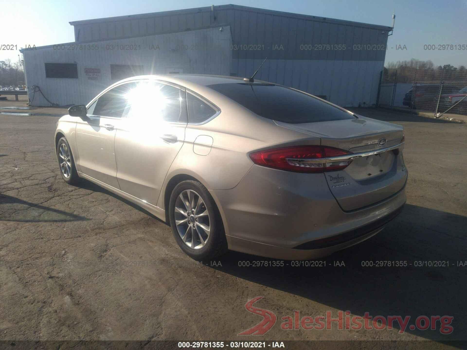 3FA6P0HD9HR346613 2017 FORD FUSION