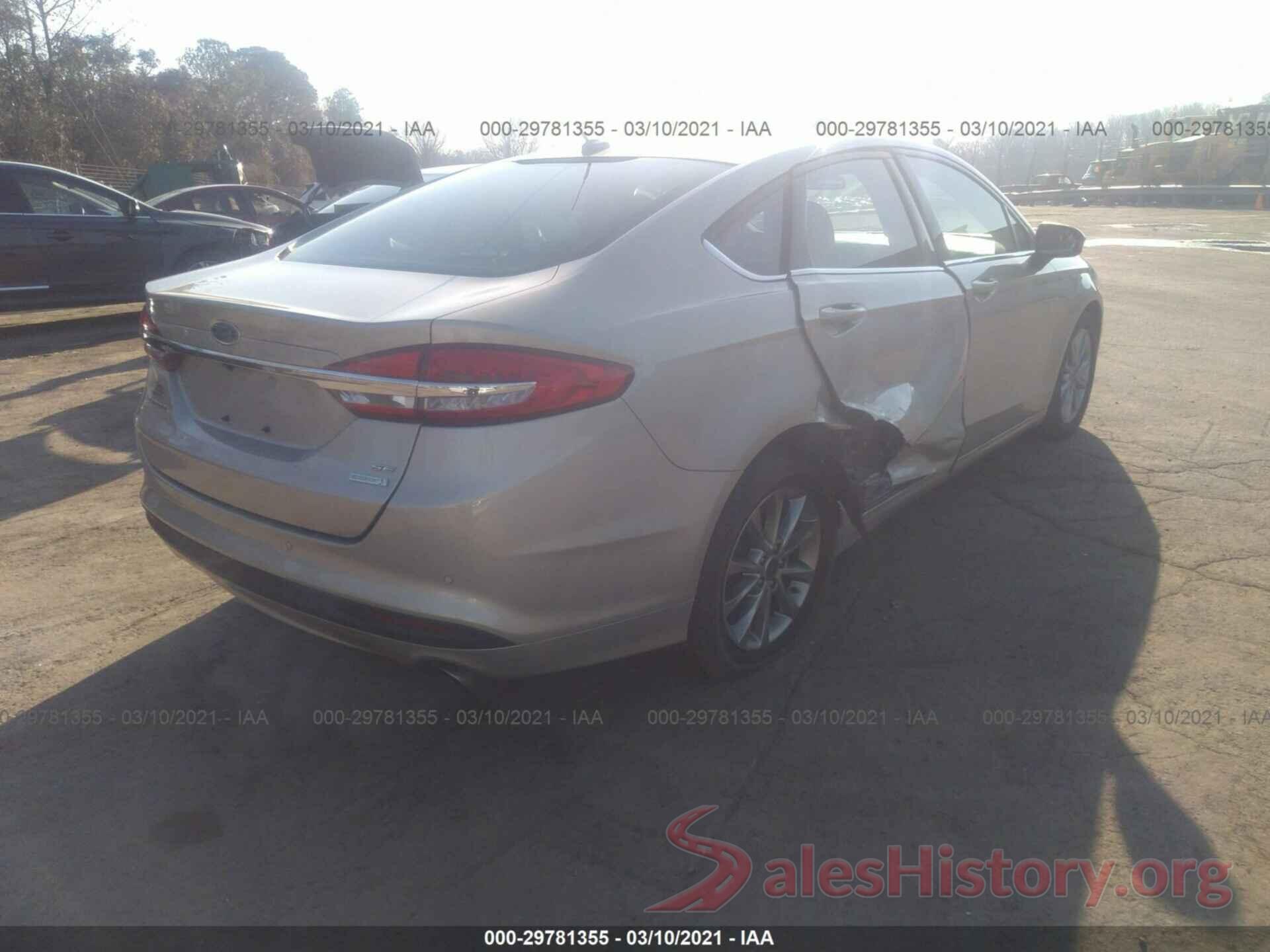 3FA6P0HD9HR346613 2017 FORD FUSION