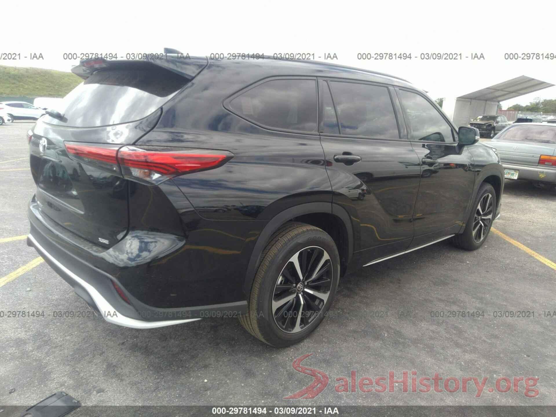 5TDLZRAH3MS048767 2021 TOYOTA HIGHLANDER