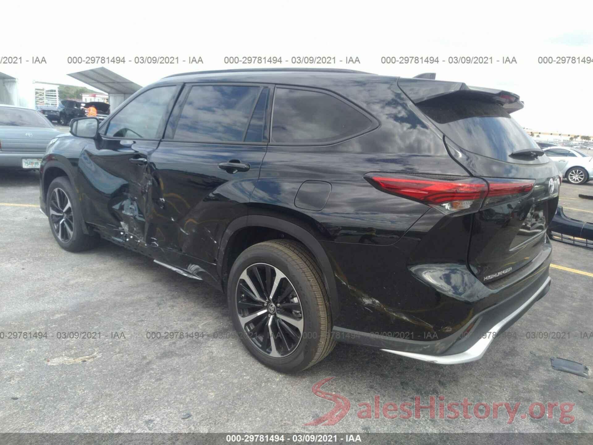 5TDLZRAH3MS048767 2021 TOYOTA HIGHLANDER