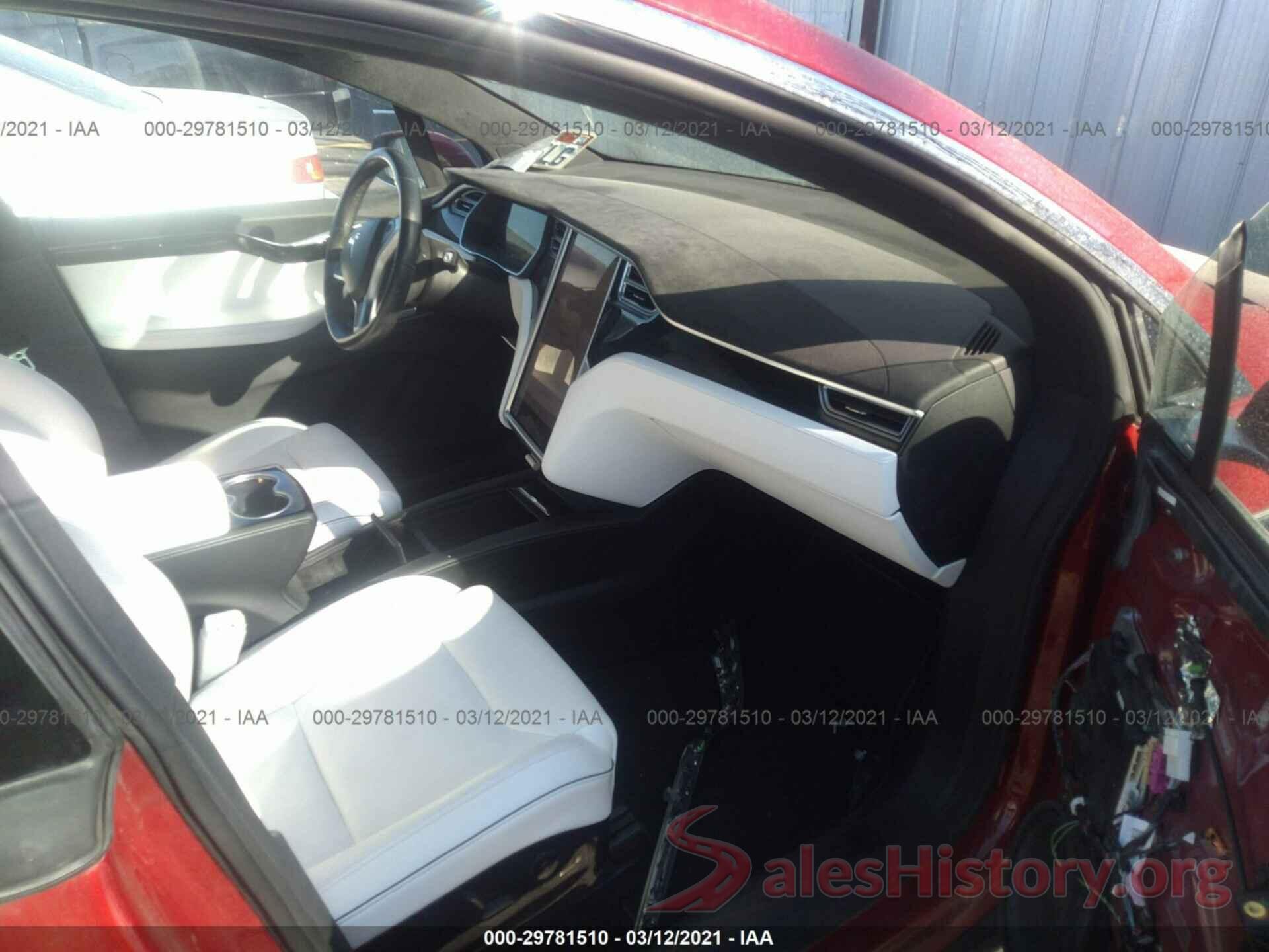 5YJXCAE42GF000360 2016 TESLA MODEL X