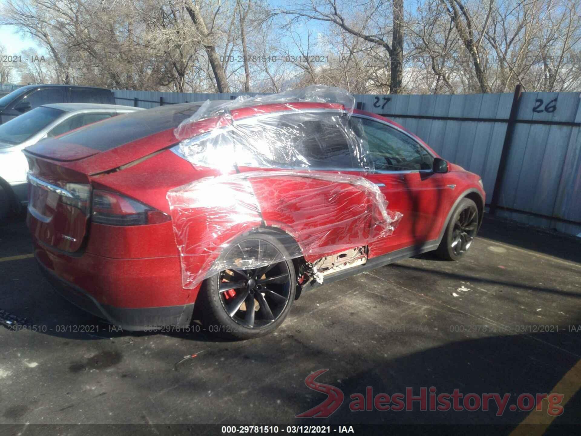 5YJXCAE42GF000360 2016 TESLA MODEL X