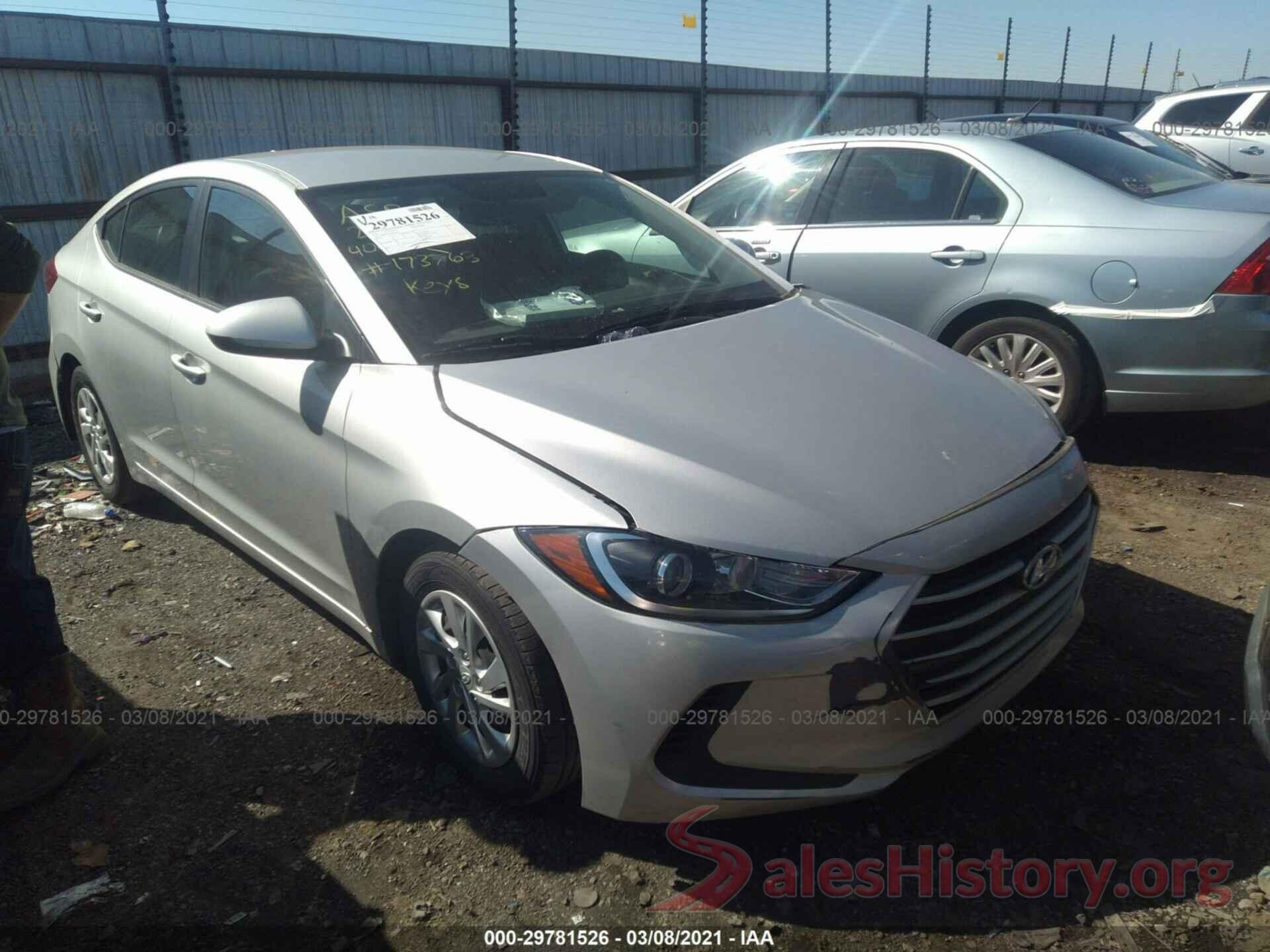 5NPD74LF0JH400178 2018 HYUNDAI ELANTRA