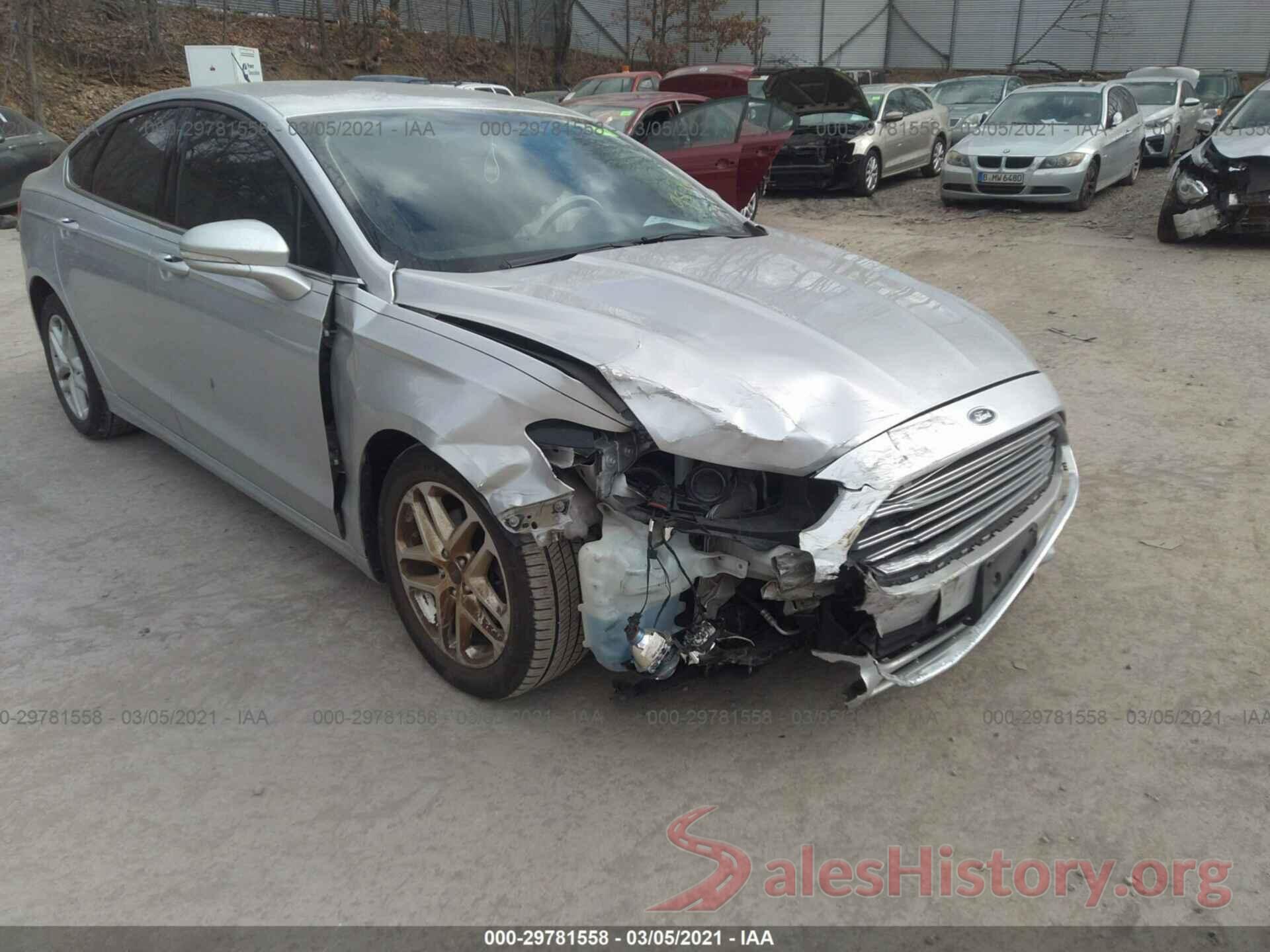 3FA6P0H7XGR189876 2016 FORD FUSION