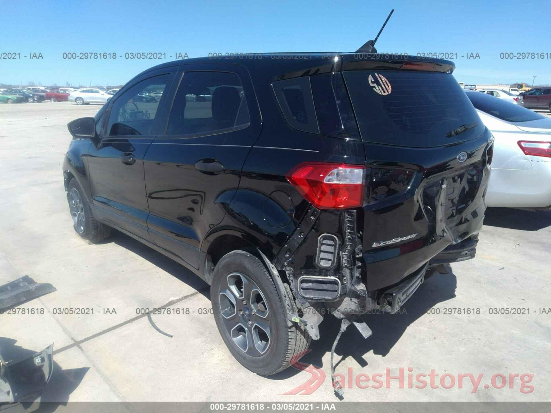 MAJ3S2FE4LC333574 2020 FORD ECOSPORT