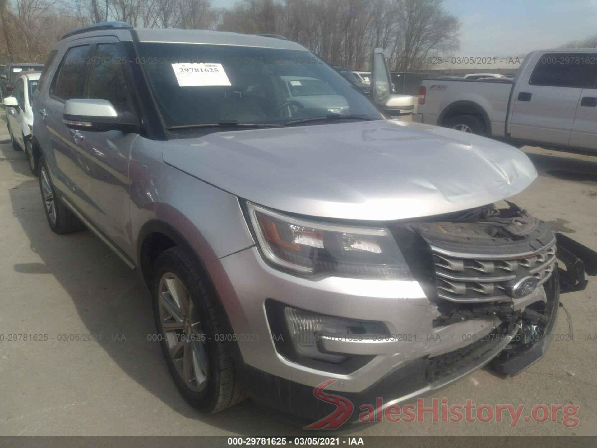 1FM5K8F83HGB81461 2017 FORD EXPLORER