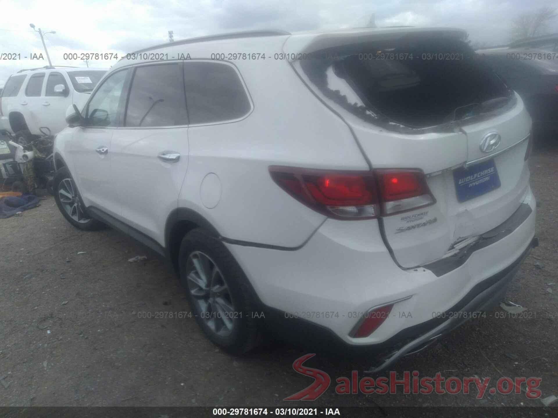 KM8SN4HF8HU182234 2017 HYUNDAI SANTA FE