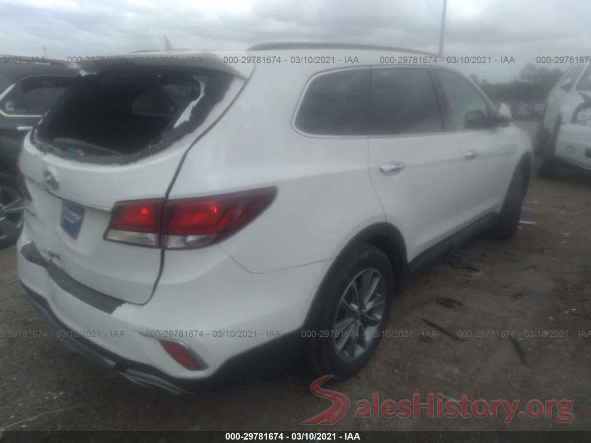 KM8SN4HF8HU182234 2017 HYUNDAI SANTA FE