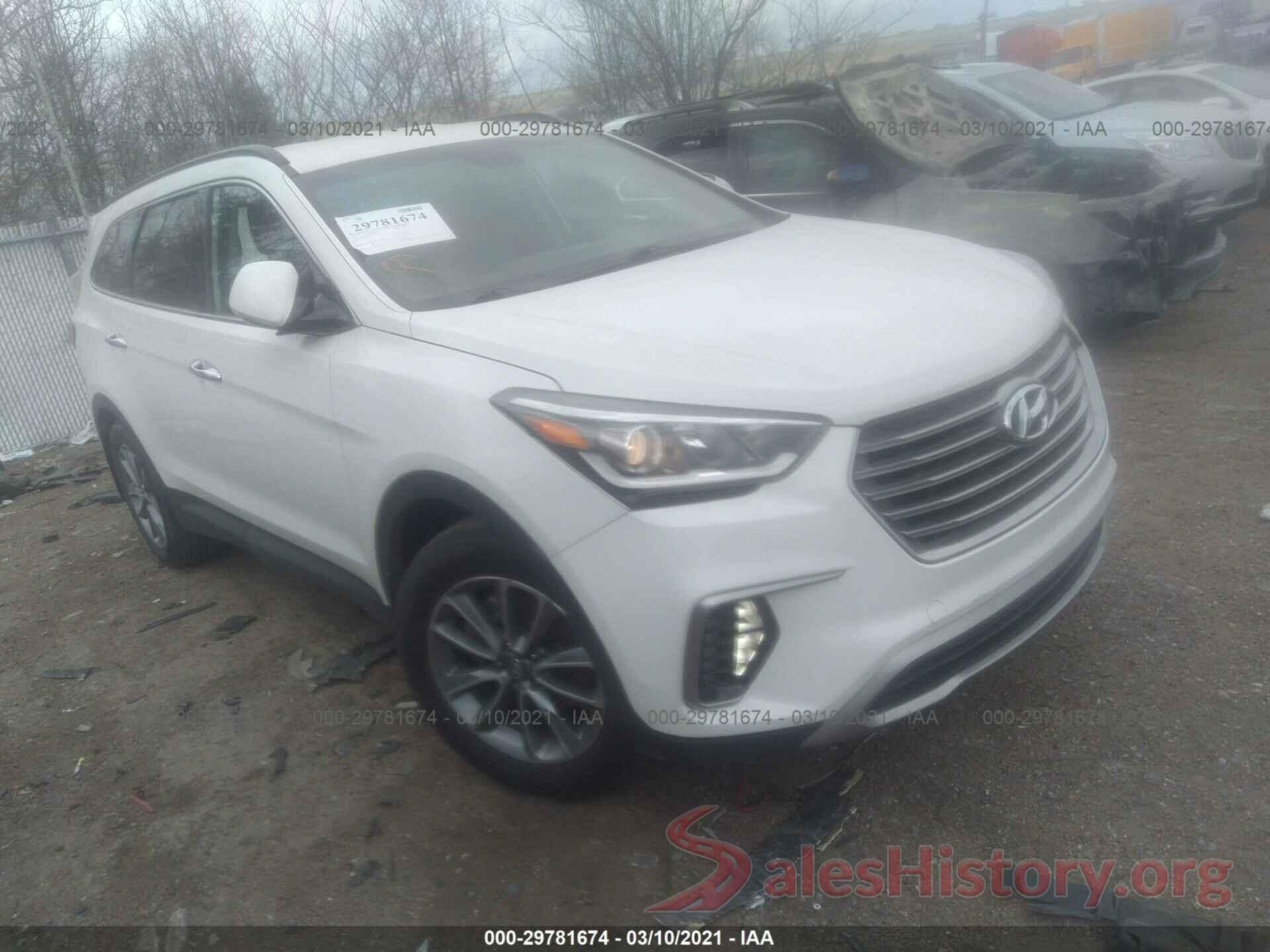 KM8SN4HF8HU182234 2017 HYUNDAI SANTA FE