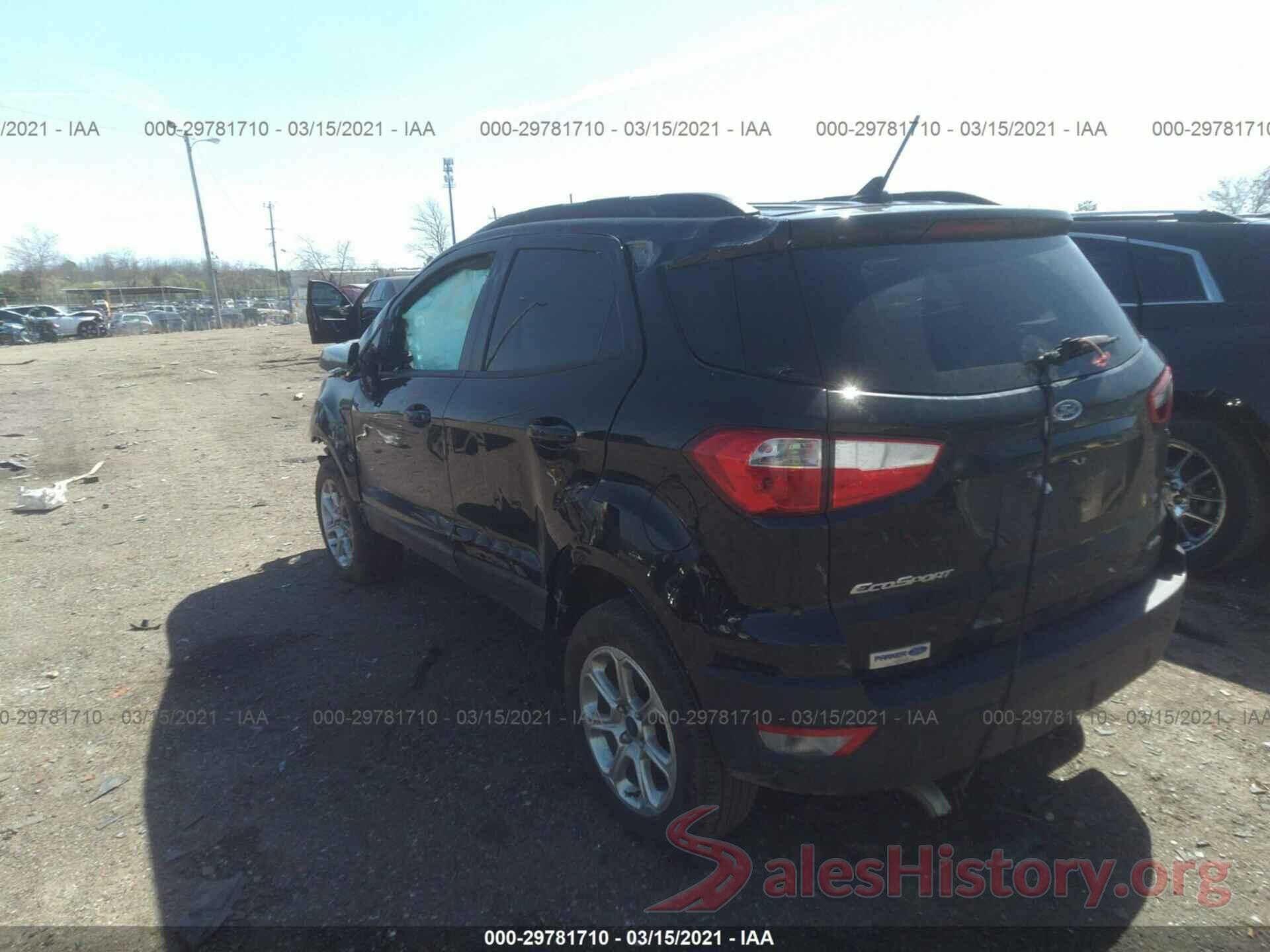 MAJ6S3GL3LC376819 2020 FORD ECOSPORT