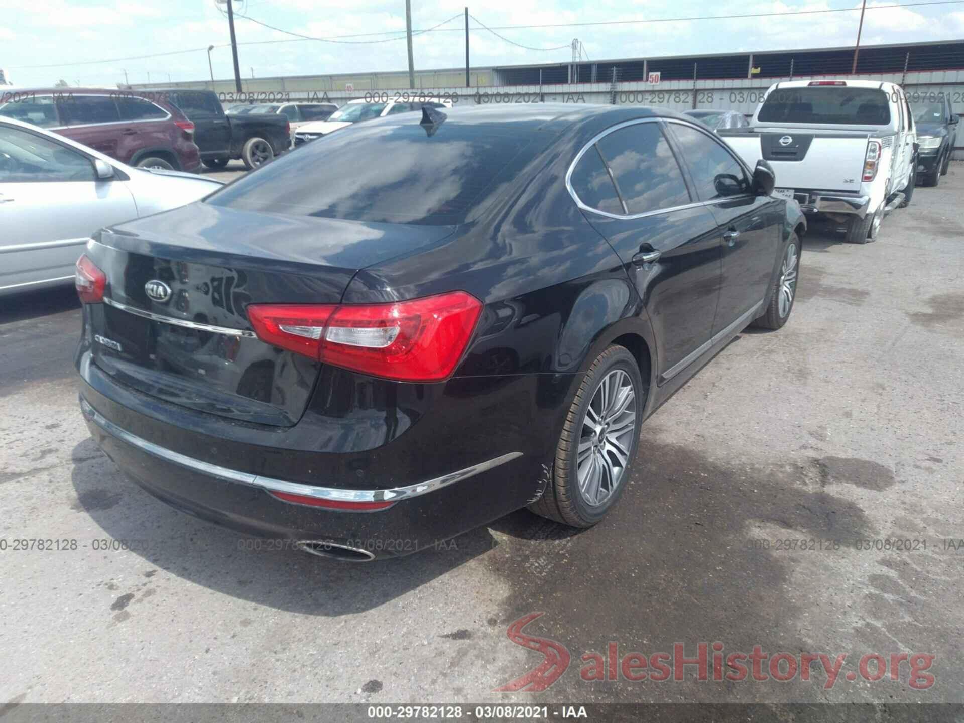 KNALN4D7XG5213710 2016 KIA CADENZA