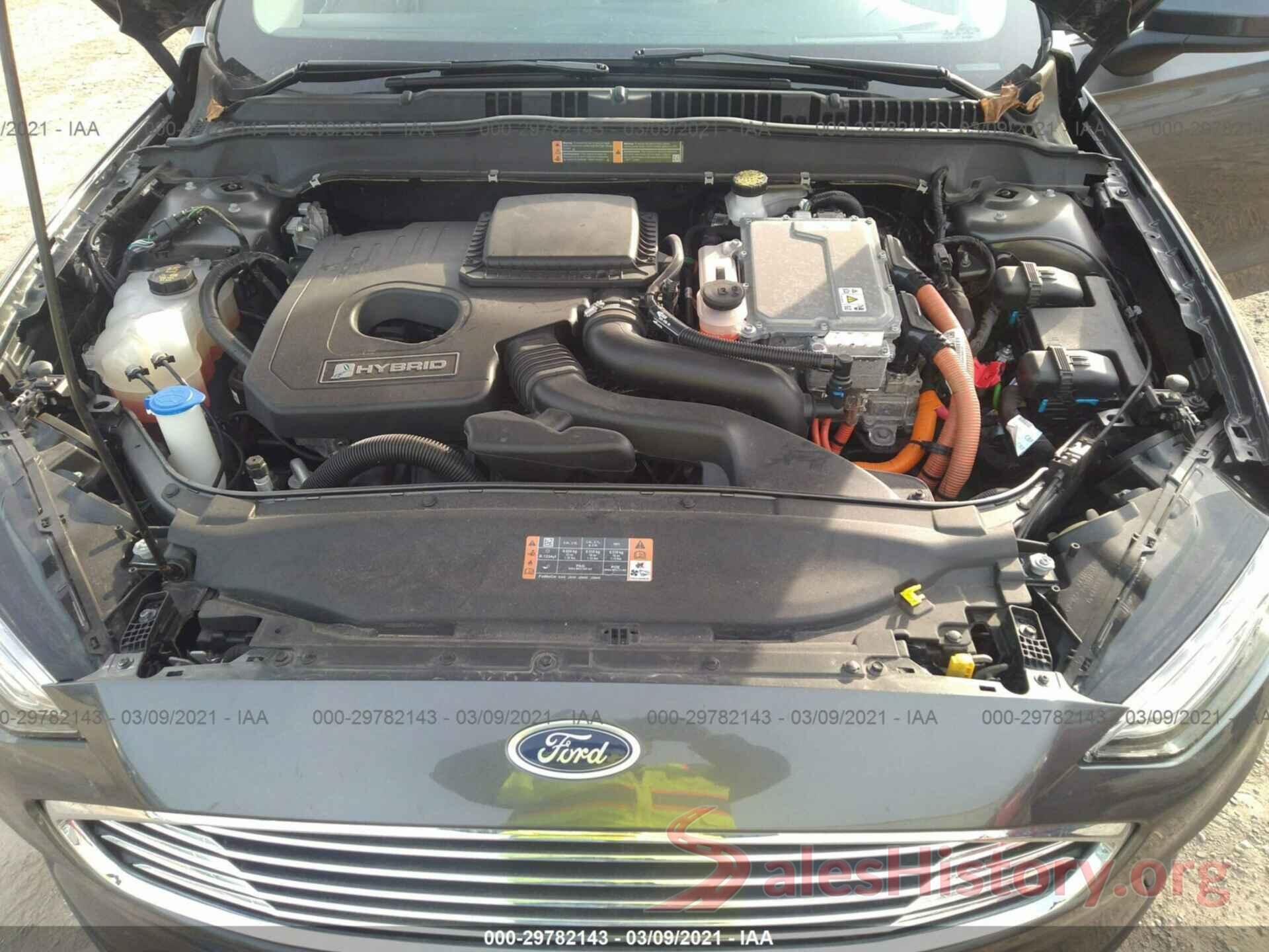 3FA6P0LU1KR210653 2019 FORD FUSION HYBRID