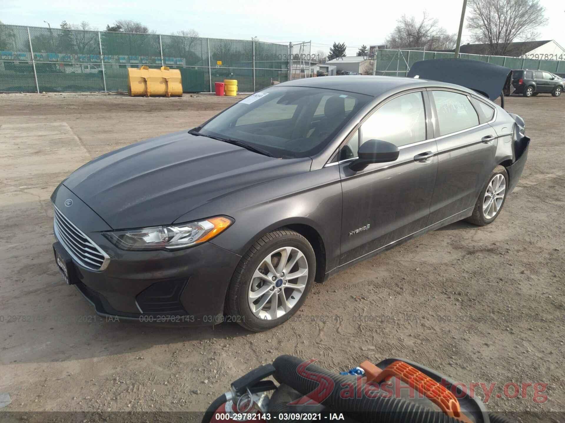 3FA6P0LU1KR210653 2019 FORD FUSION HYBRID