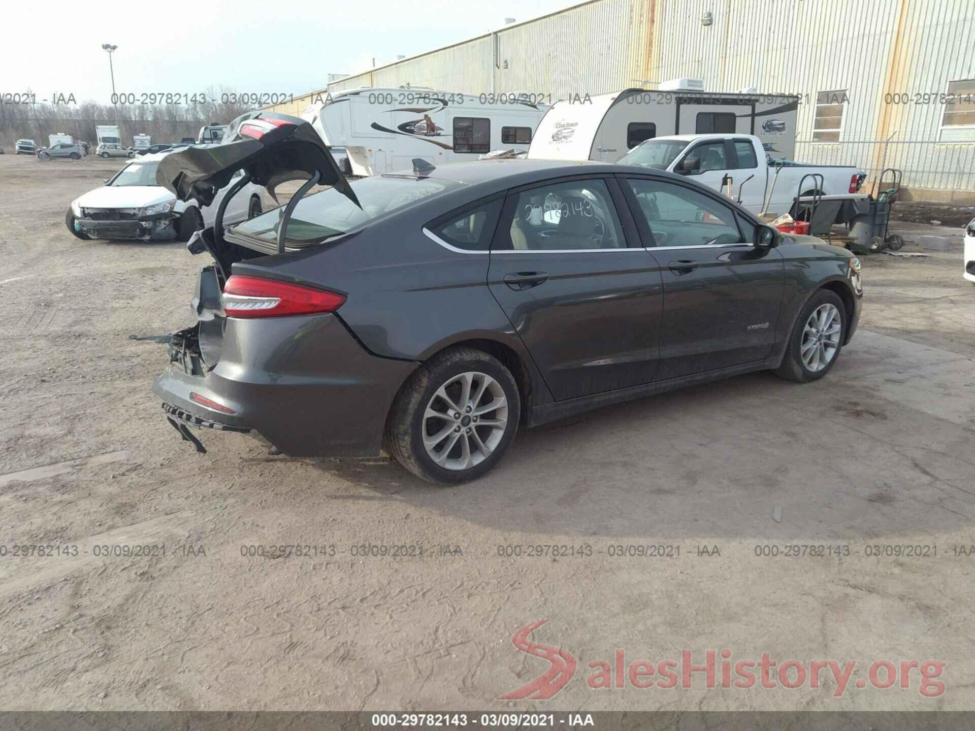 3FA6P0LU1KR210653 2019 FORD FUSION HYBRID