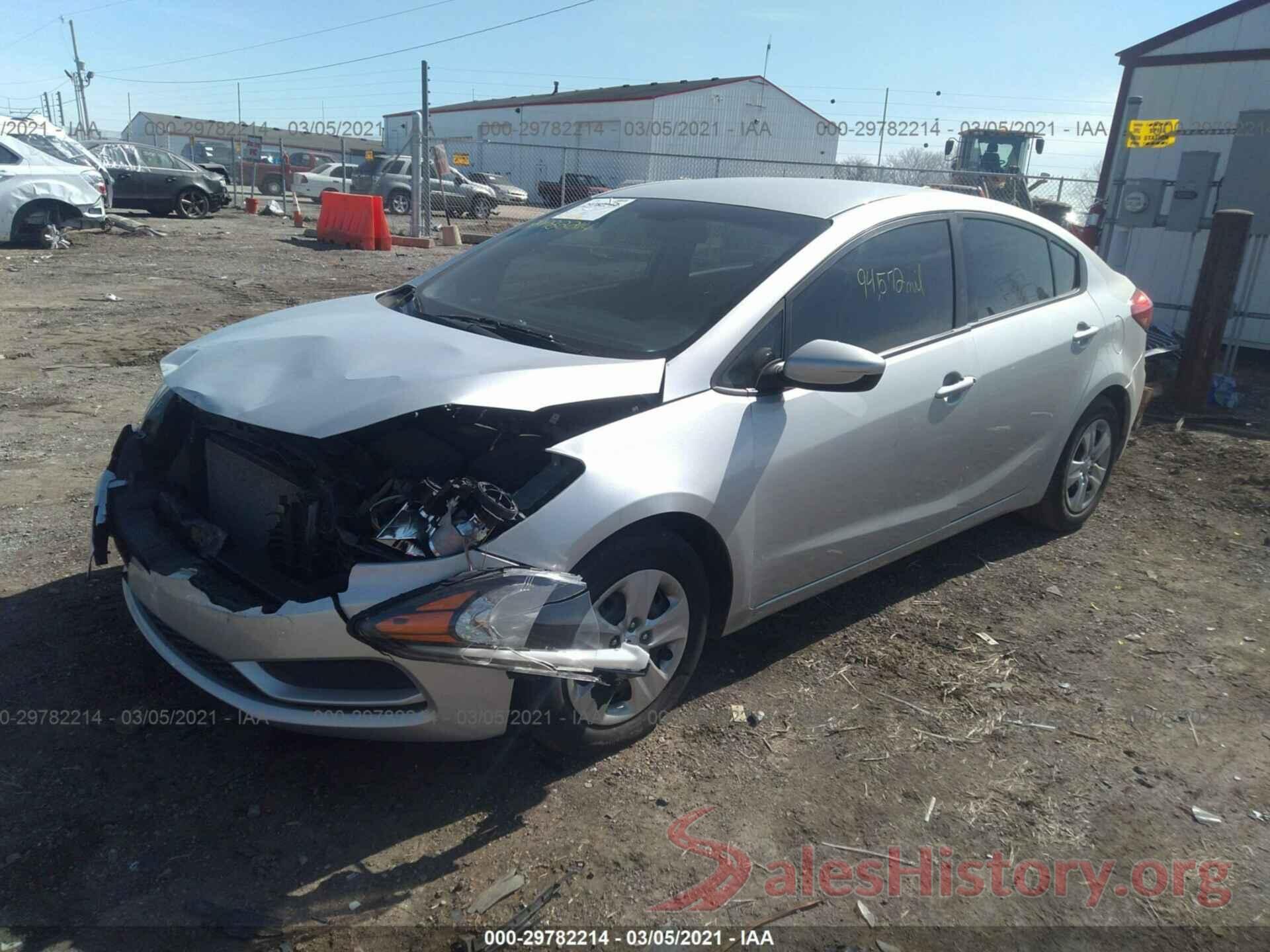 KNAFK4A64G5617393 2016 KIA FORTE