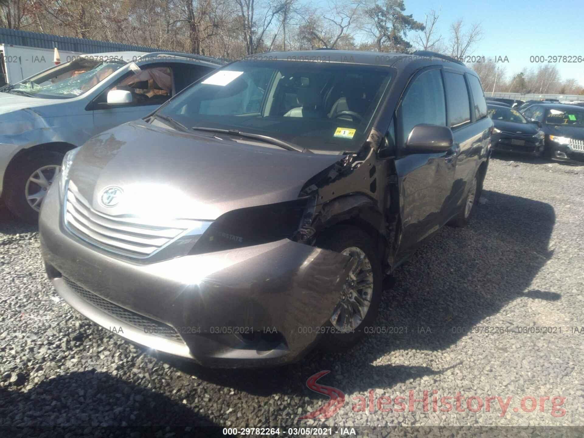 5TDYK3DC9GS743282 2016 TOYOTA SIENNA