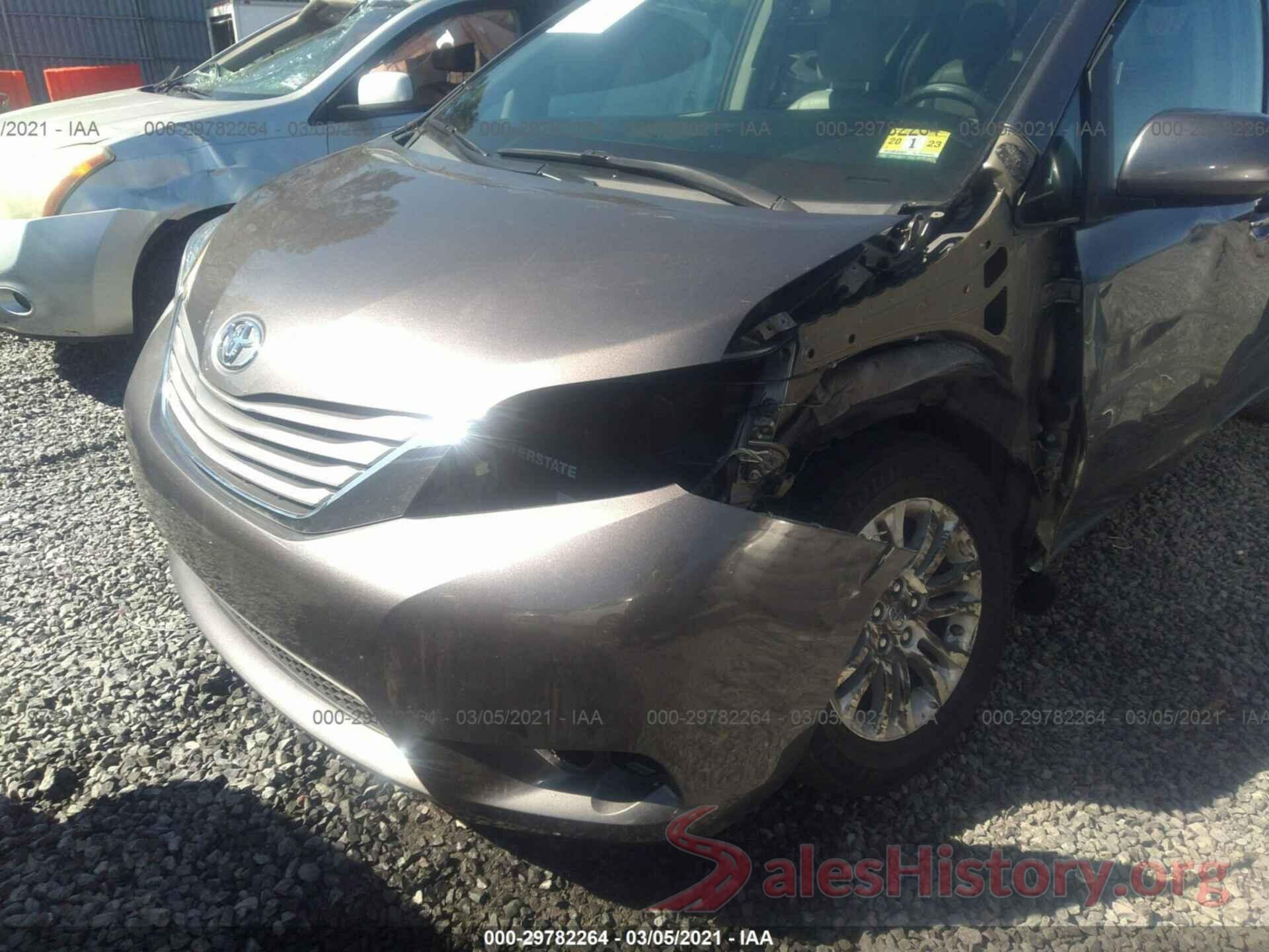 5TDYK3DC9GS743282 2016 TOYOTA SIENNA