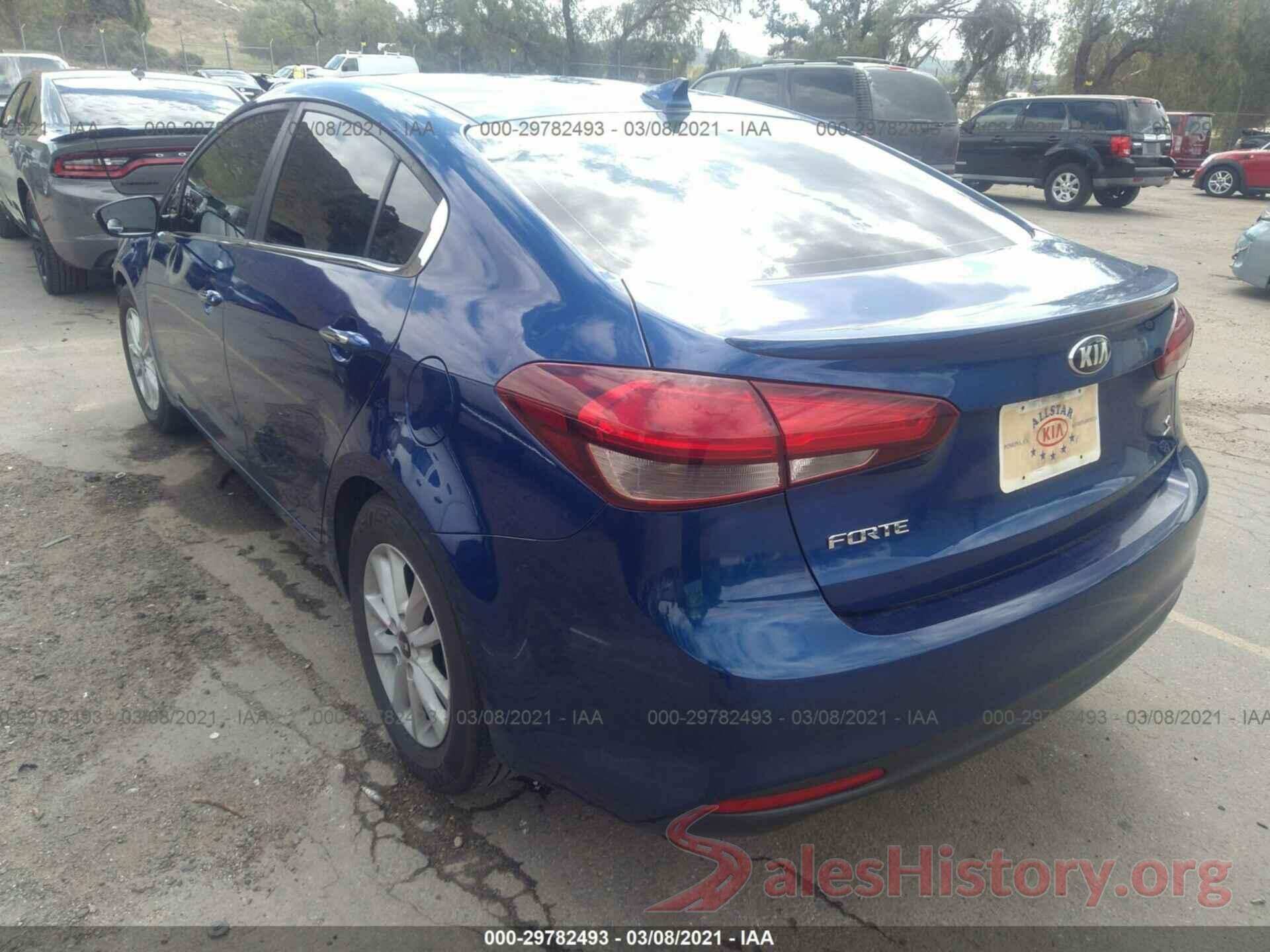 3KPFL4A73HE036854 2017 KIA FORTE