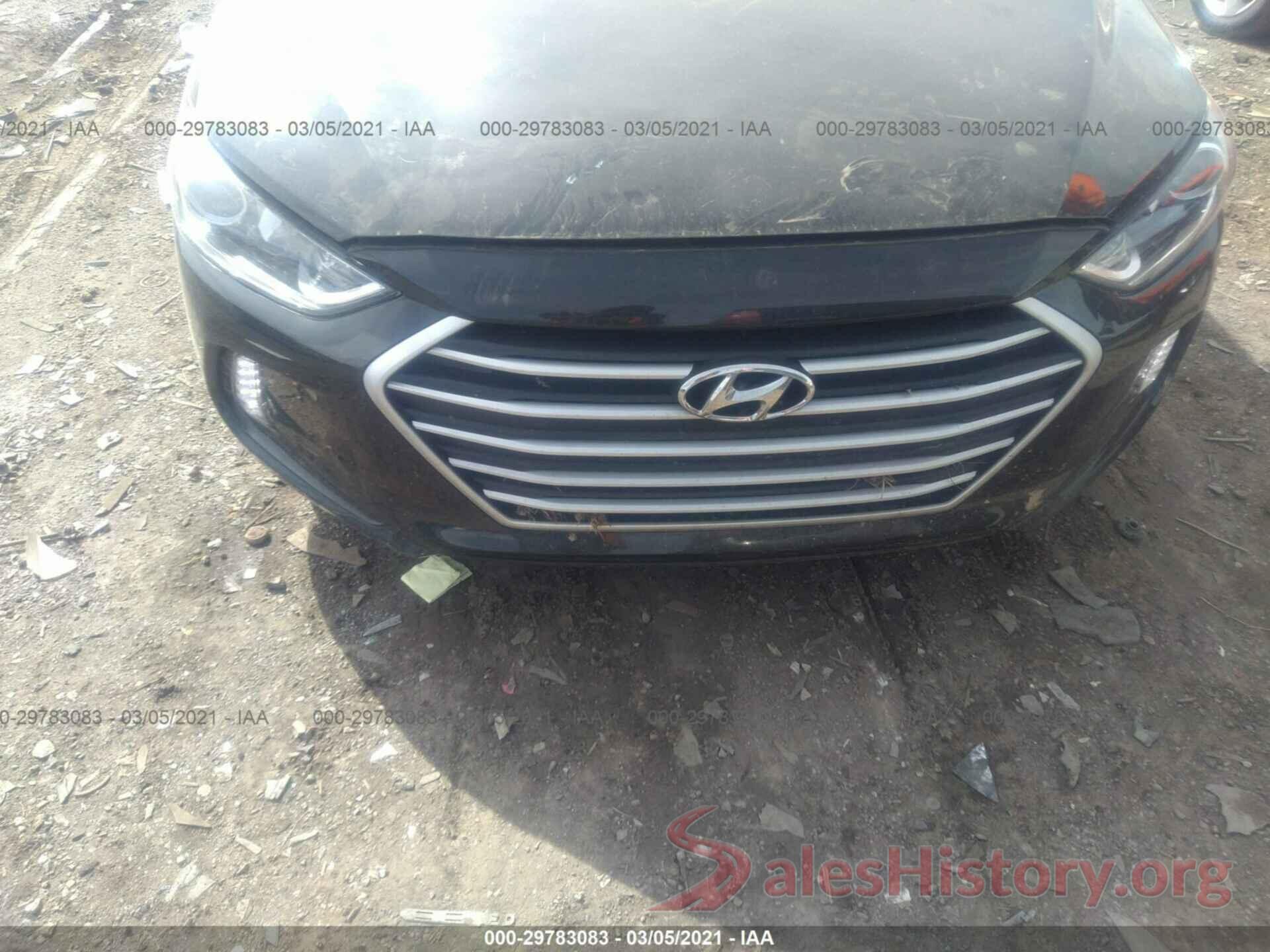 KMHD84LF2HU355110 2017 HYUNDAI ELANTRA