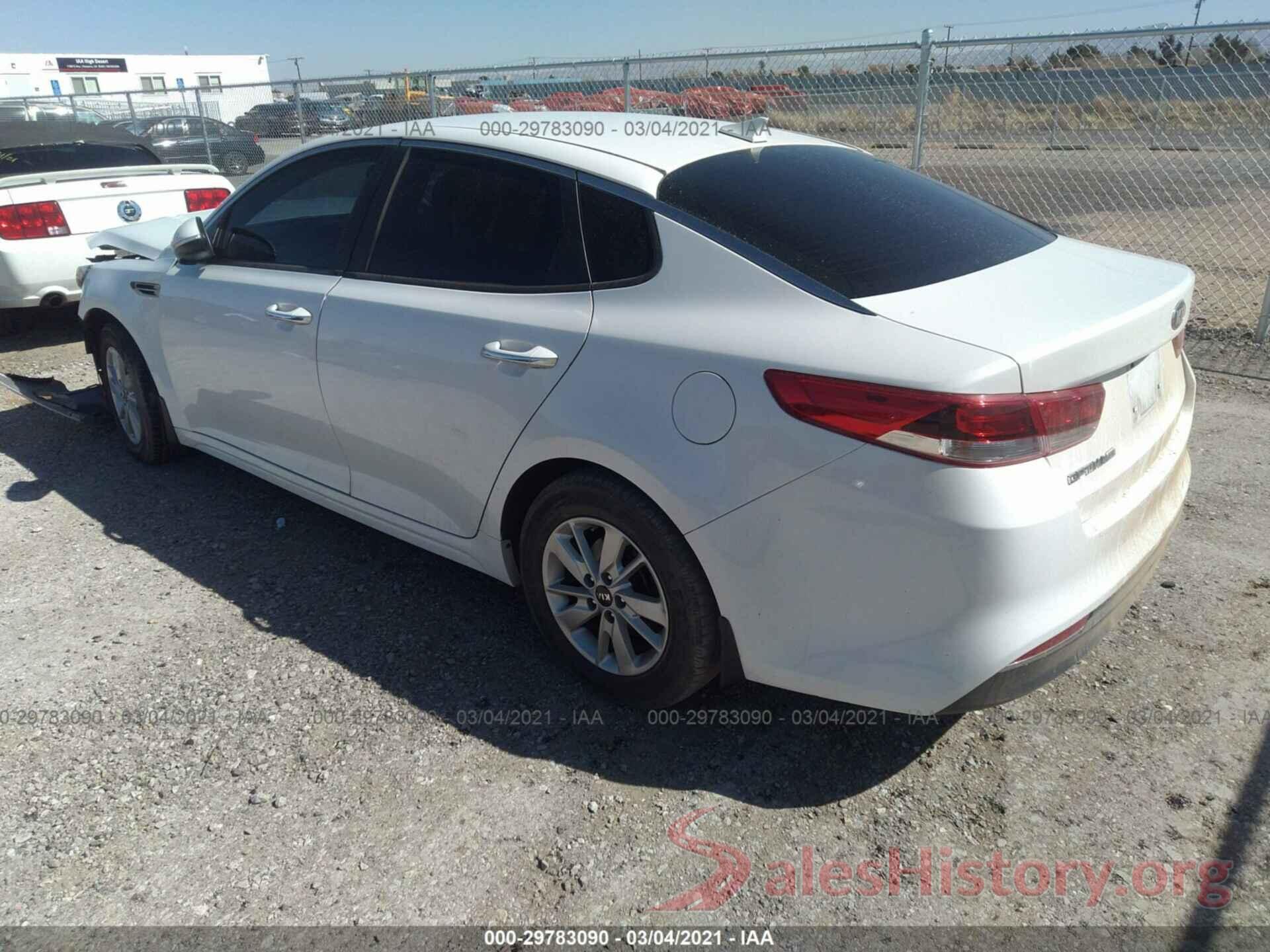 KNAGT4L36G5103551 2016 KIA OPTIMA