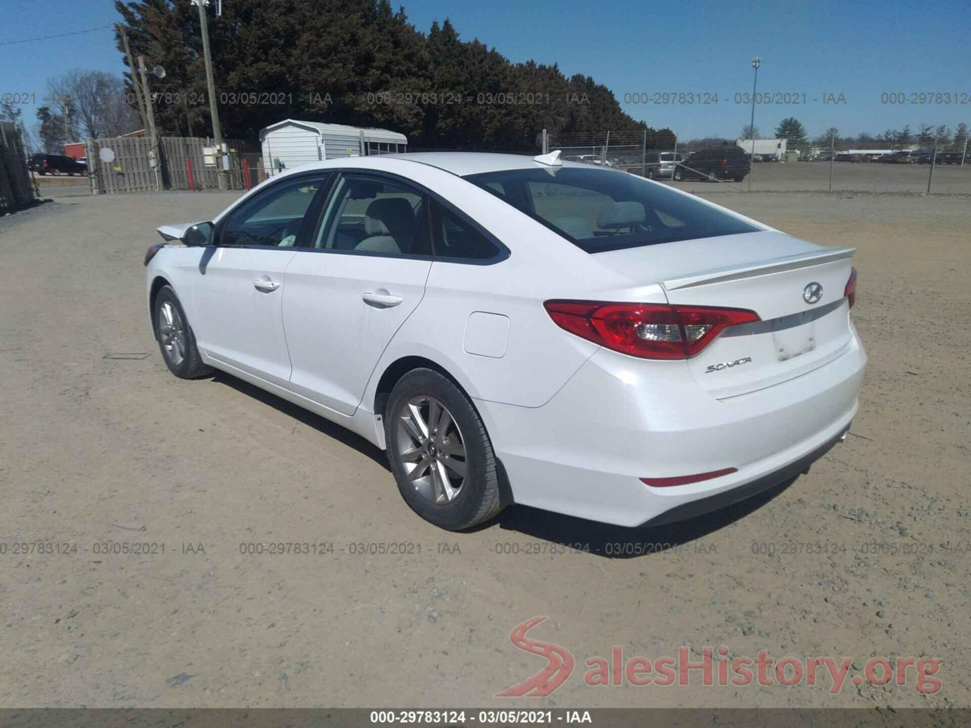 5NPE24AF9GH294490 2016 HYUNDAI SONATA