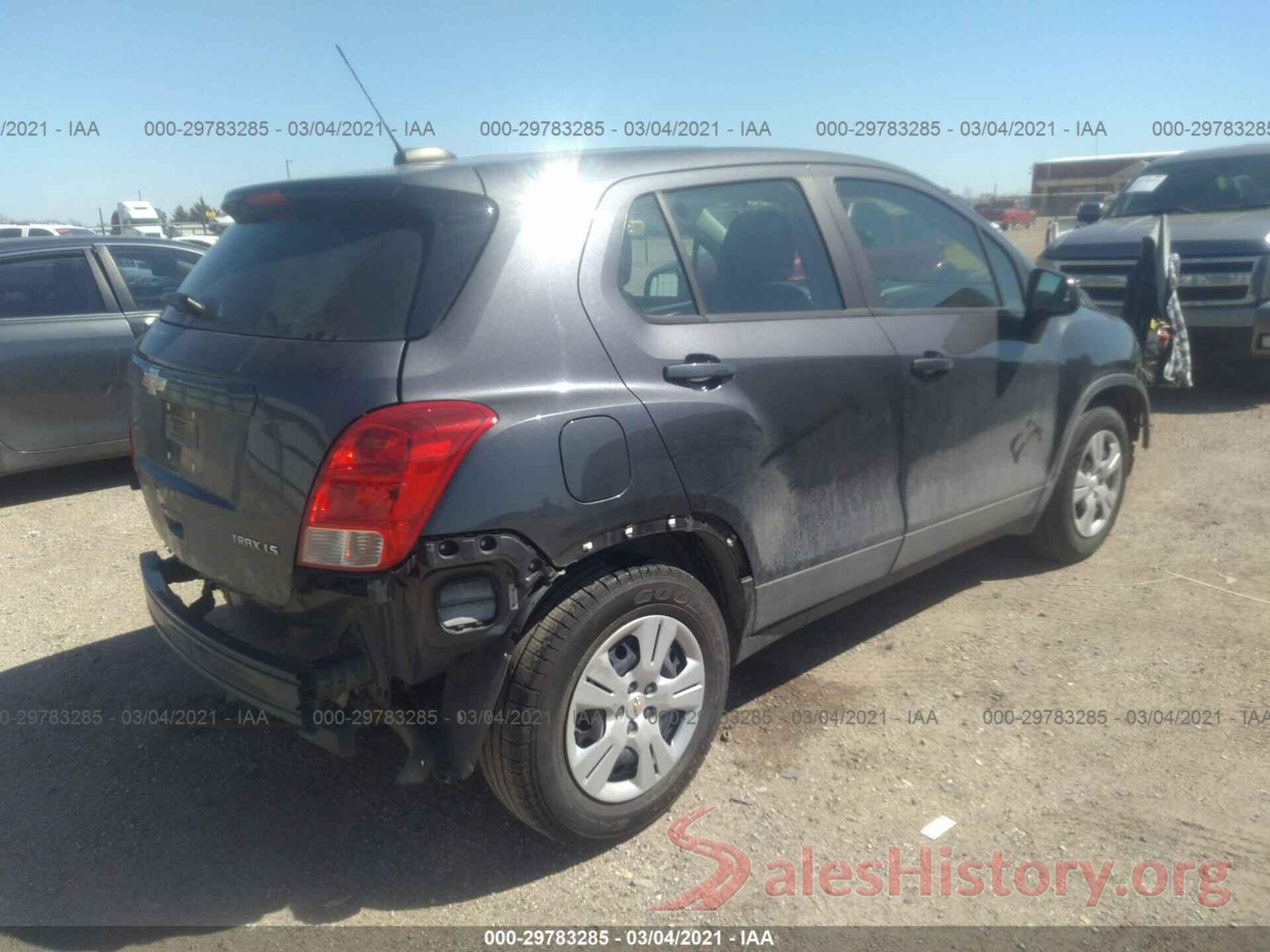 3GNCJKSB4GL255615 2016 CHEVROLET TRAX