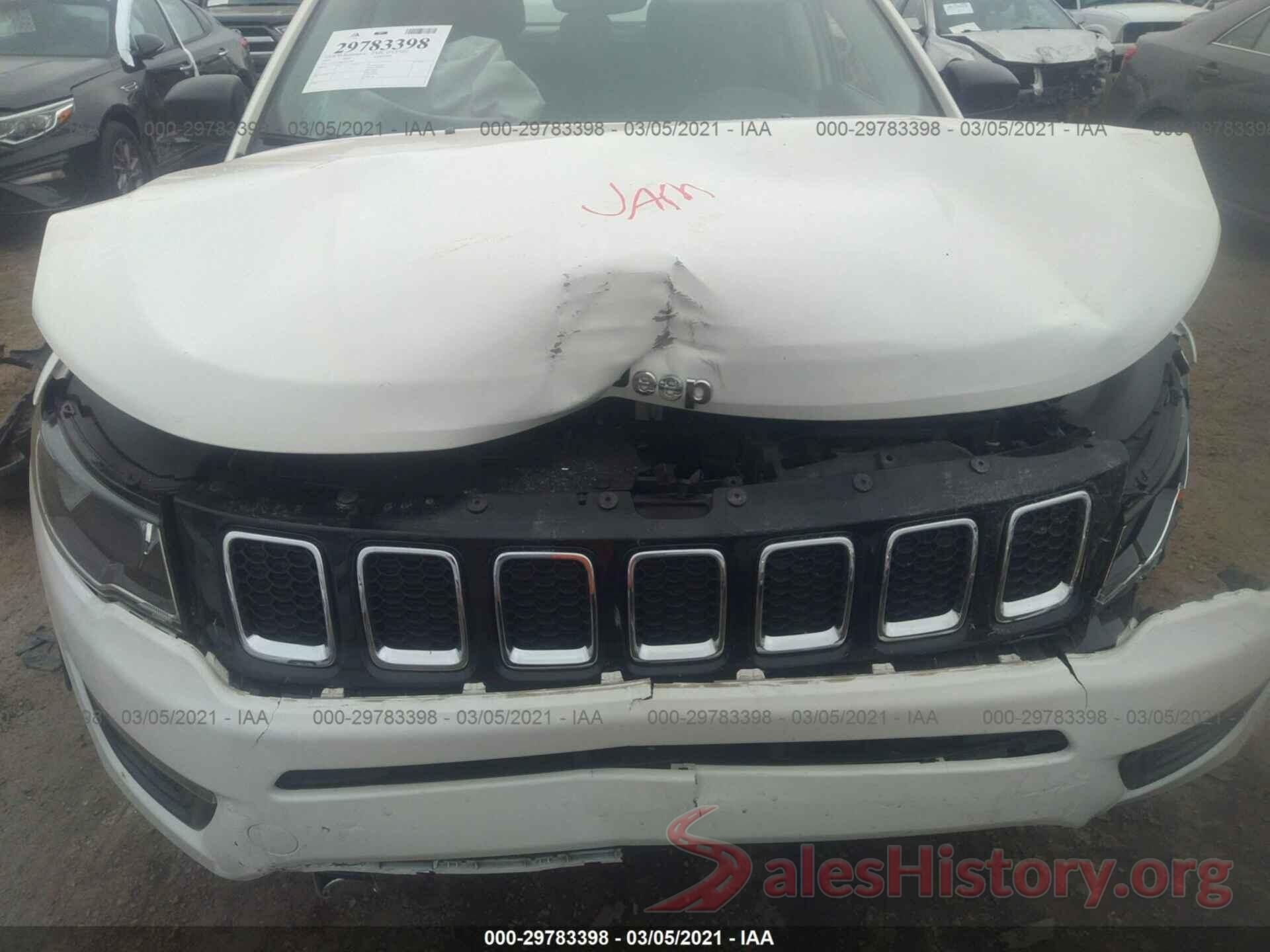 3C4NJCAB8KT815296 2019 JEEP COMPASS