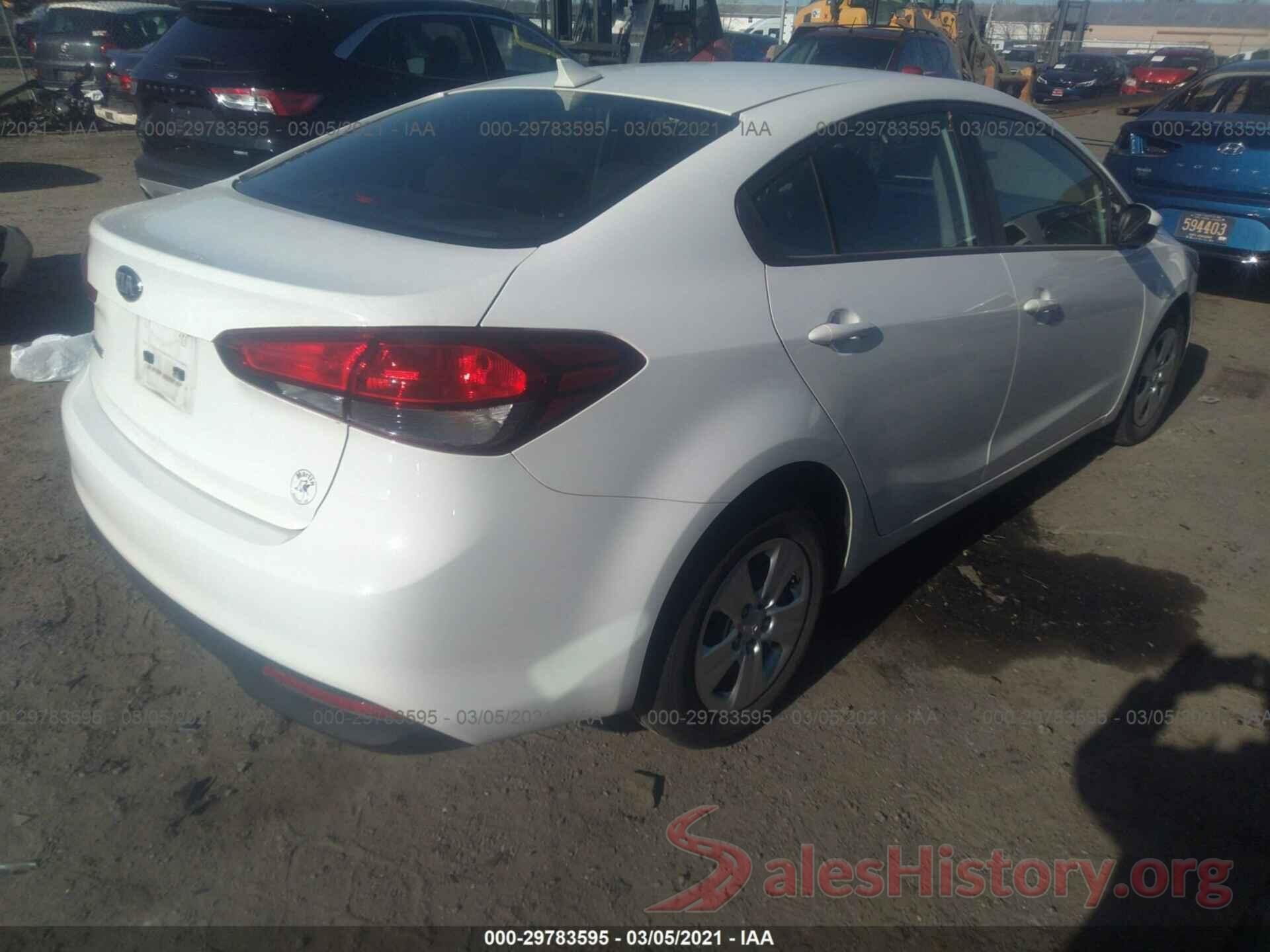 3KPFK4A74HE108874 2017 KIA FORTE