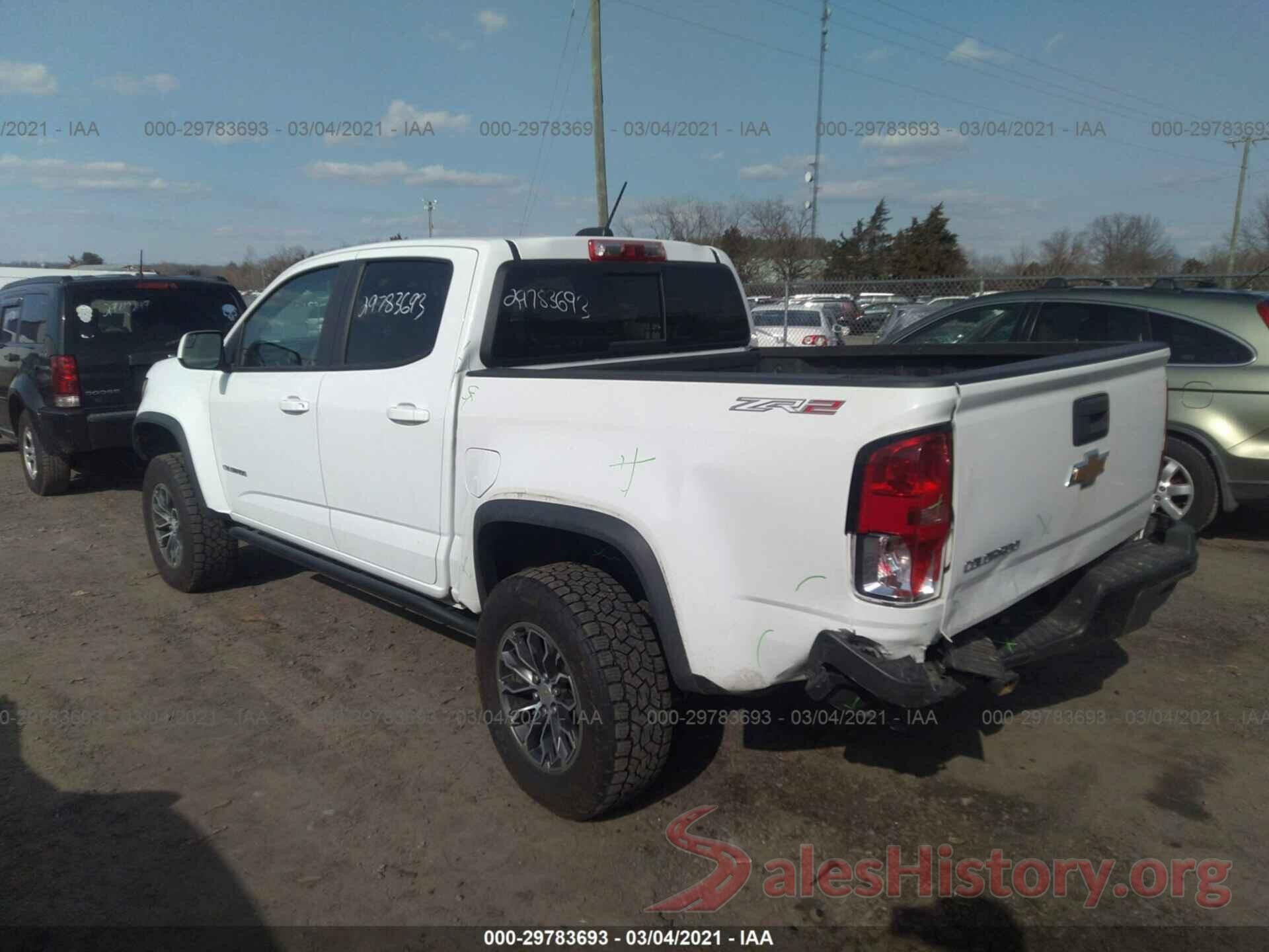 1GCPTEE11J1170741 2018 CHEVROLET COLORADO