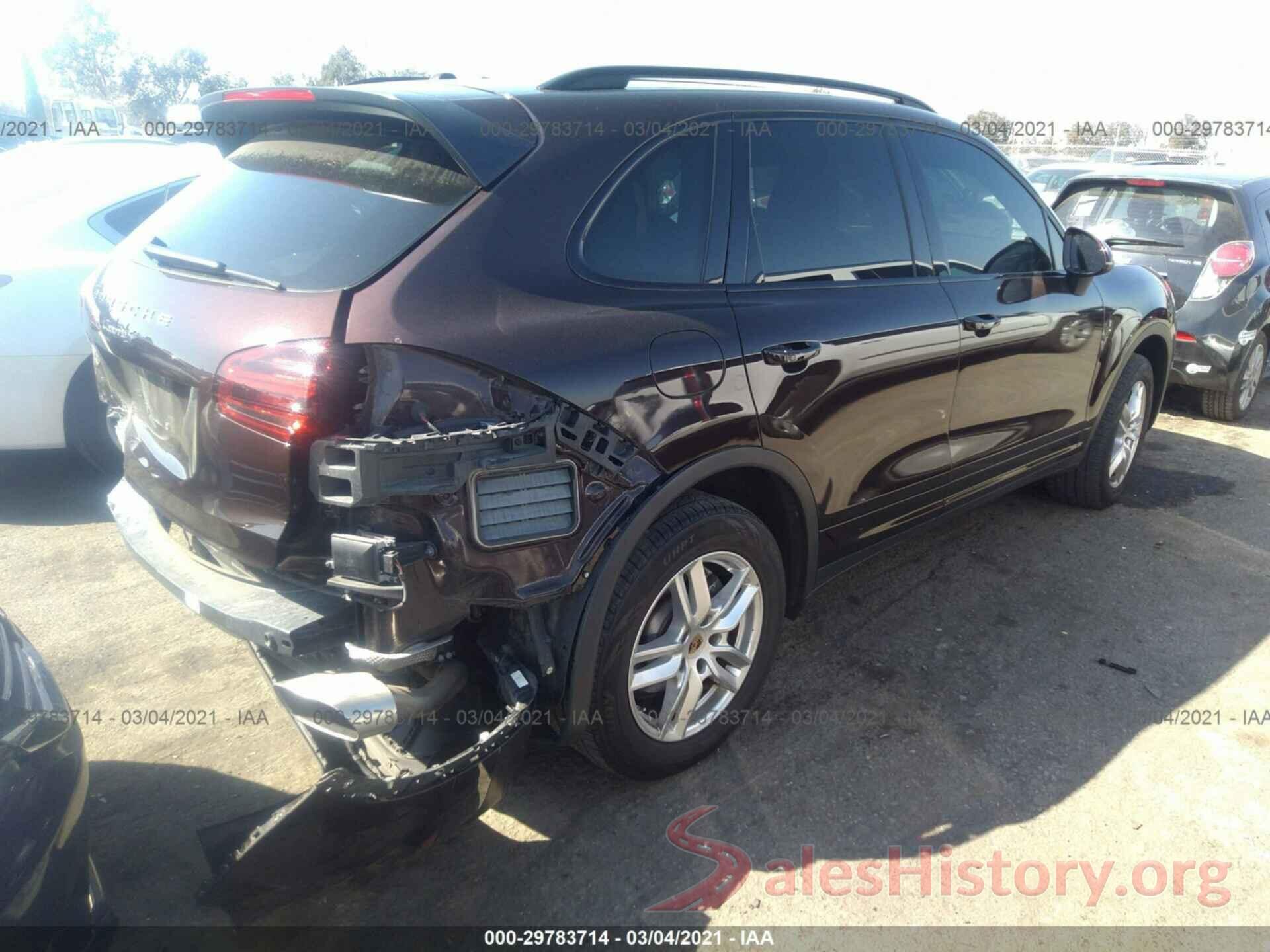 WP1AA2A27GKA13595 2016 PORSCHE CAYENNE