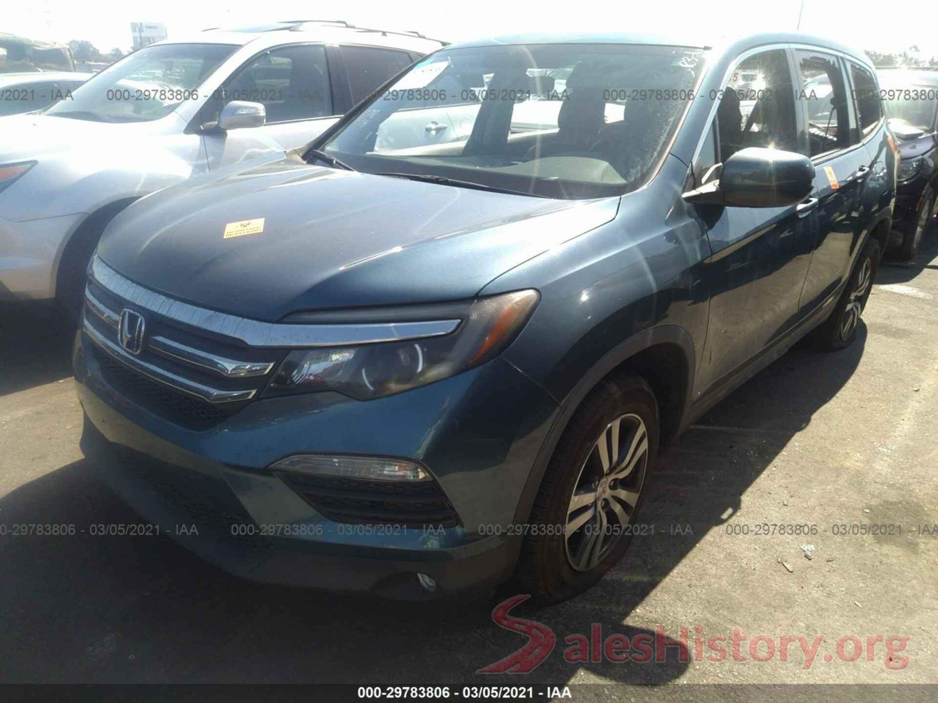 5FNYF6H30GB008811 2016 HONDA PILOT