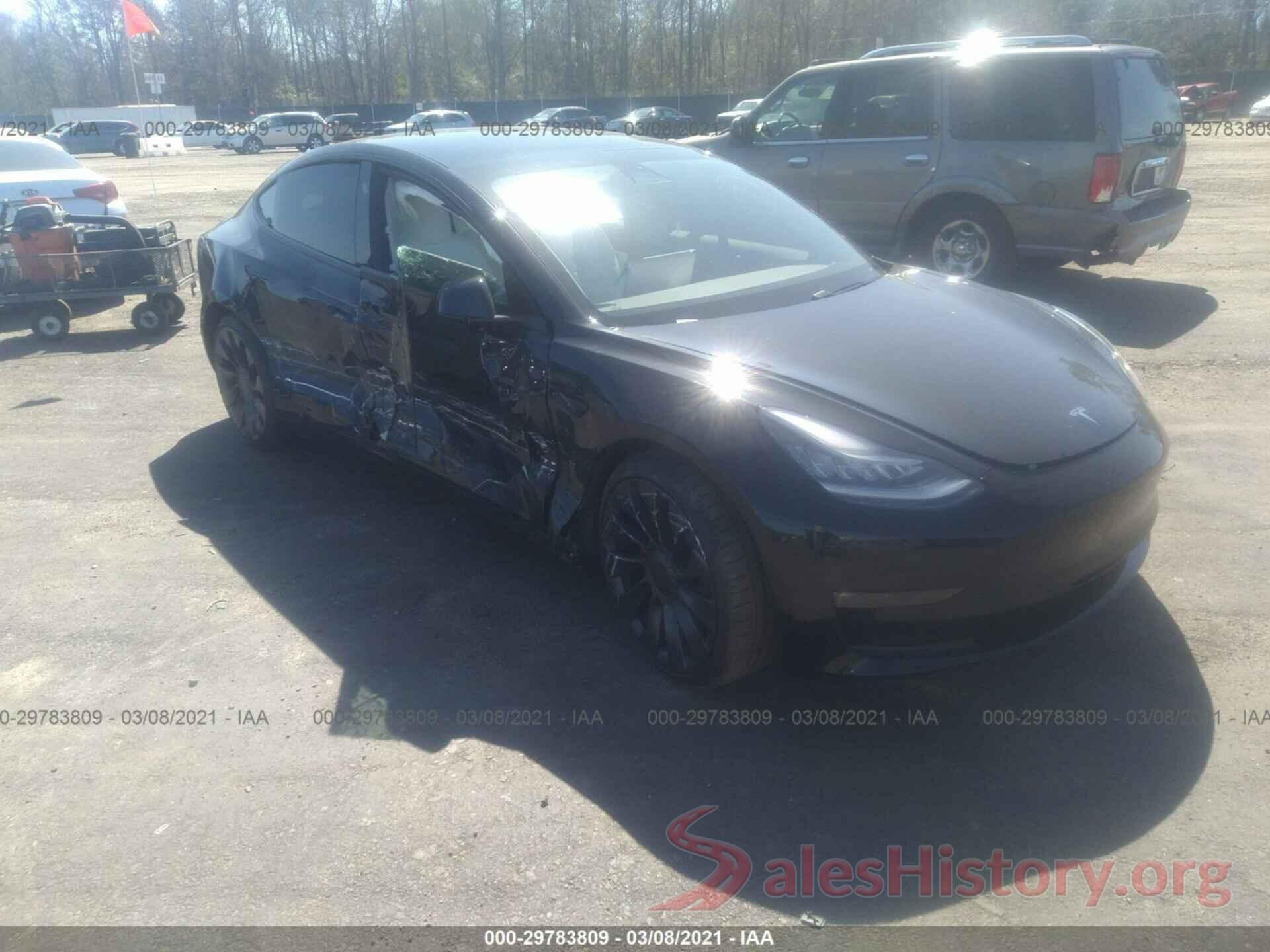 5YJ3E1EC1MF856342 2021 TESLA MODEL 3