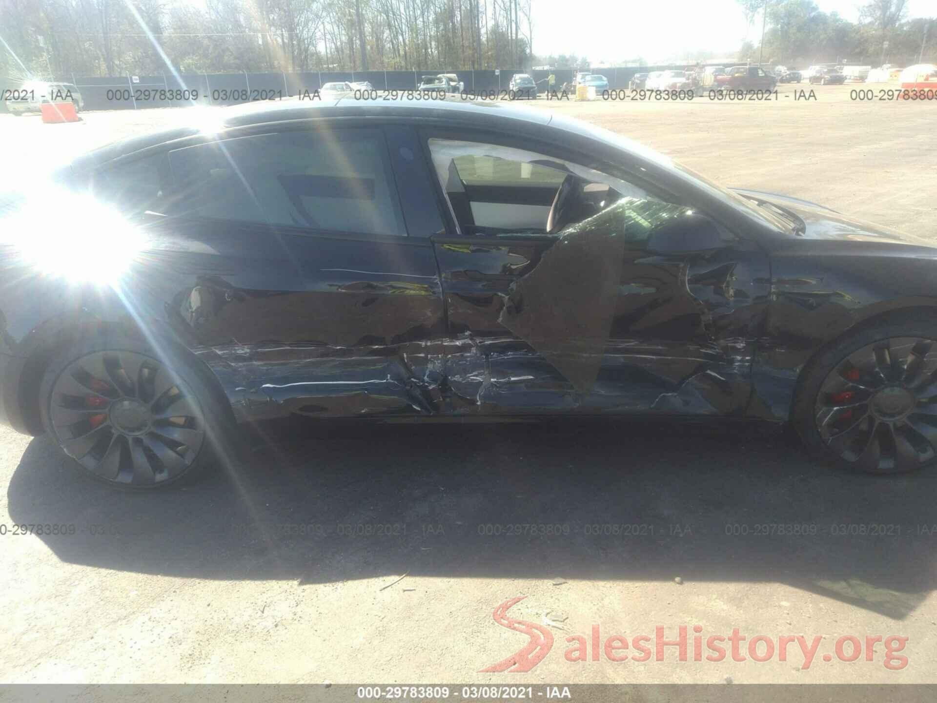 5YJ3E1EC1MF856342 2021 TESLA MODEL 3