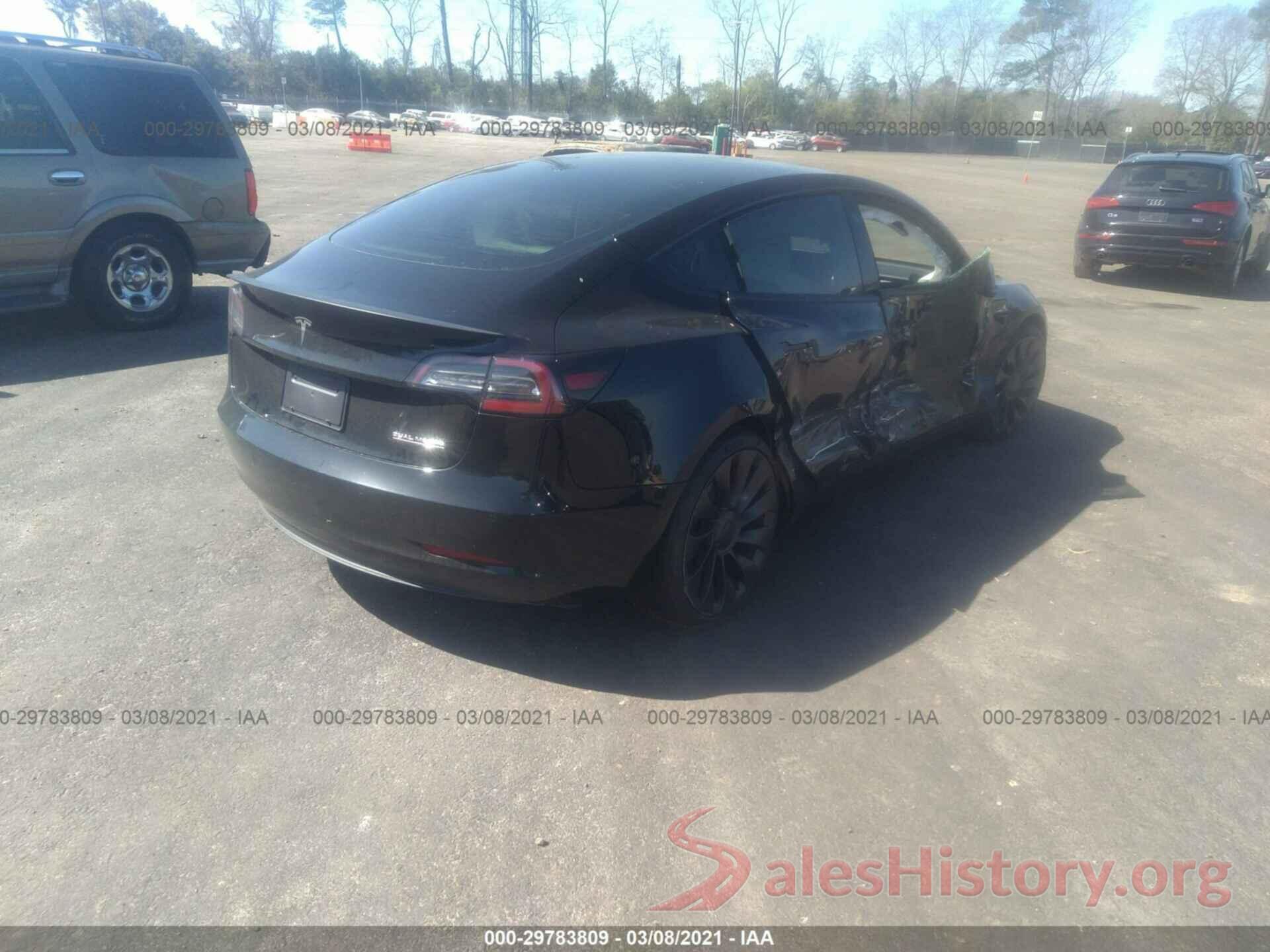 5YJ3E1EC1MF856342 2021 TESLA MODEL 3